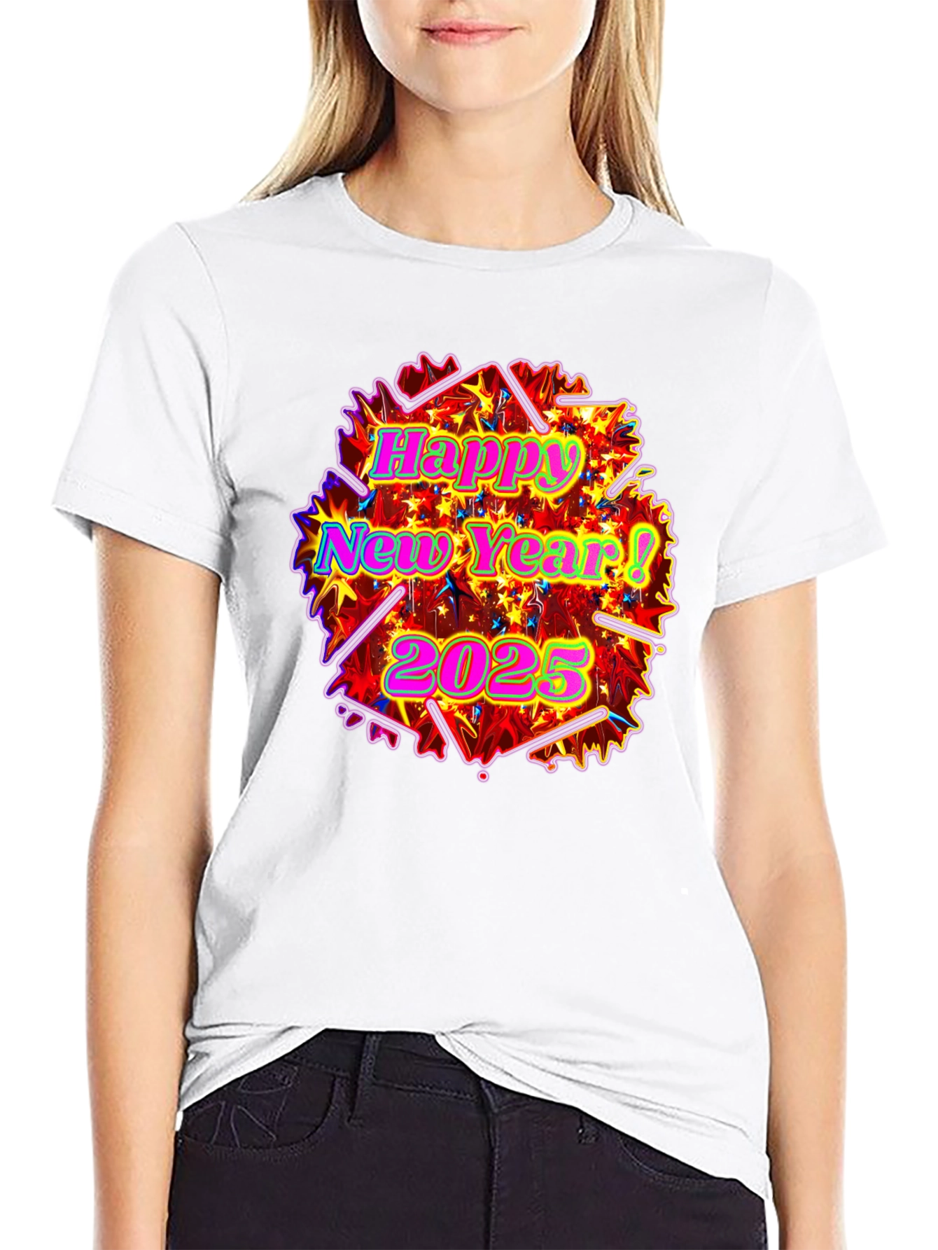 Happy New Year 2025 Graphic T-Shirt