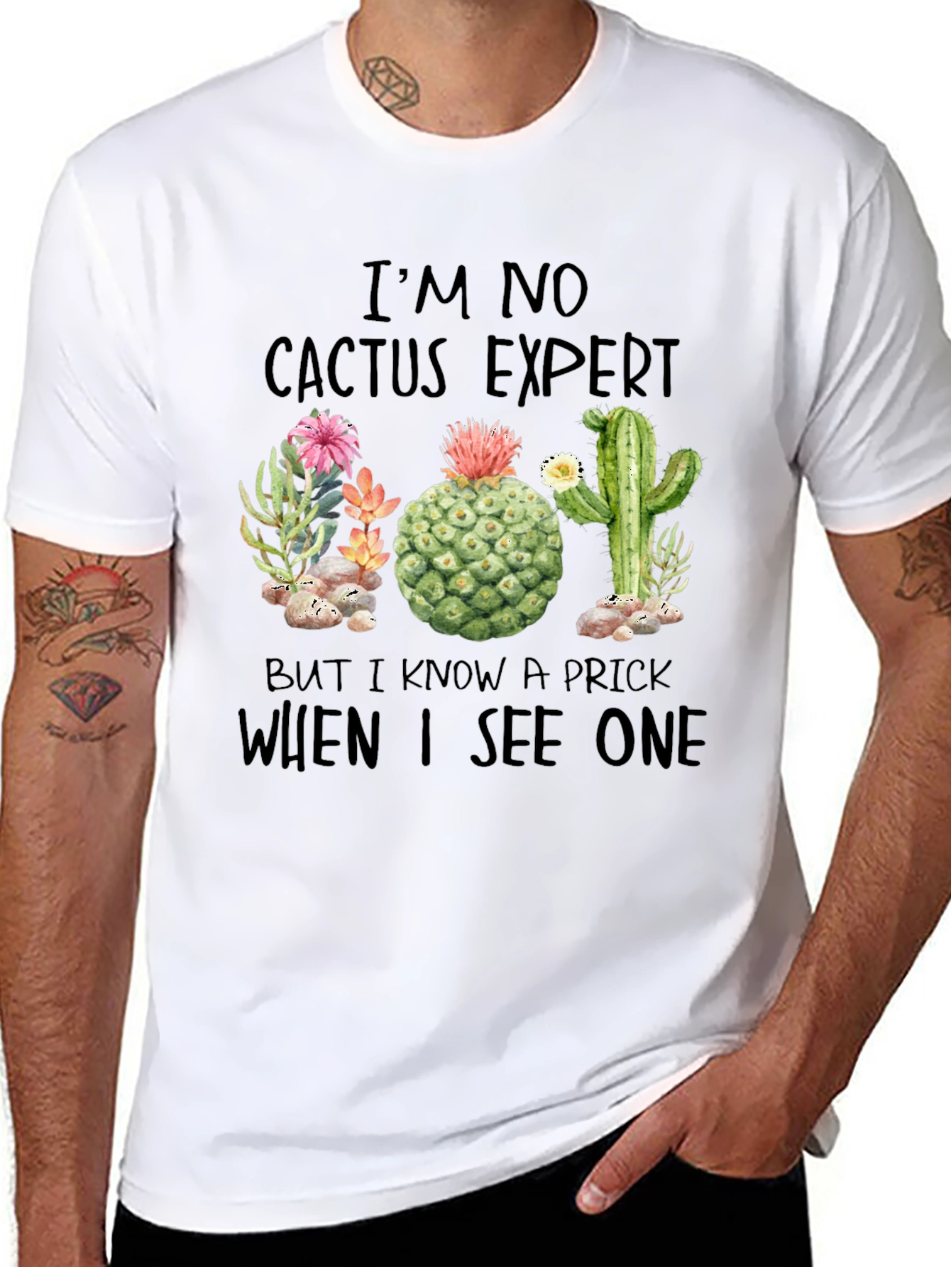 Cactus Expert Graphic Tee