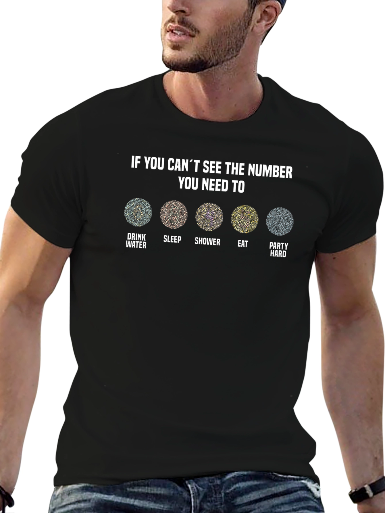 See the Number Graphic T-Shirt - Funny Novelty Tee