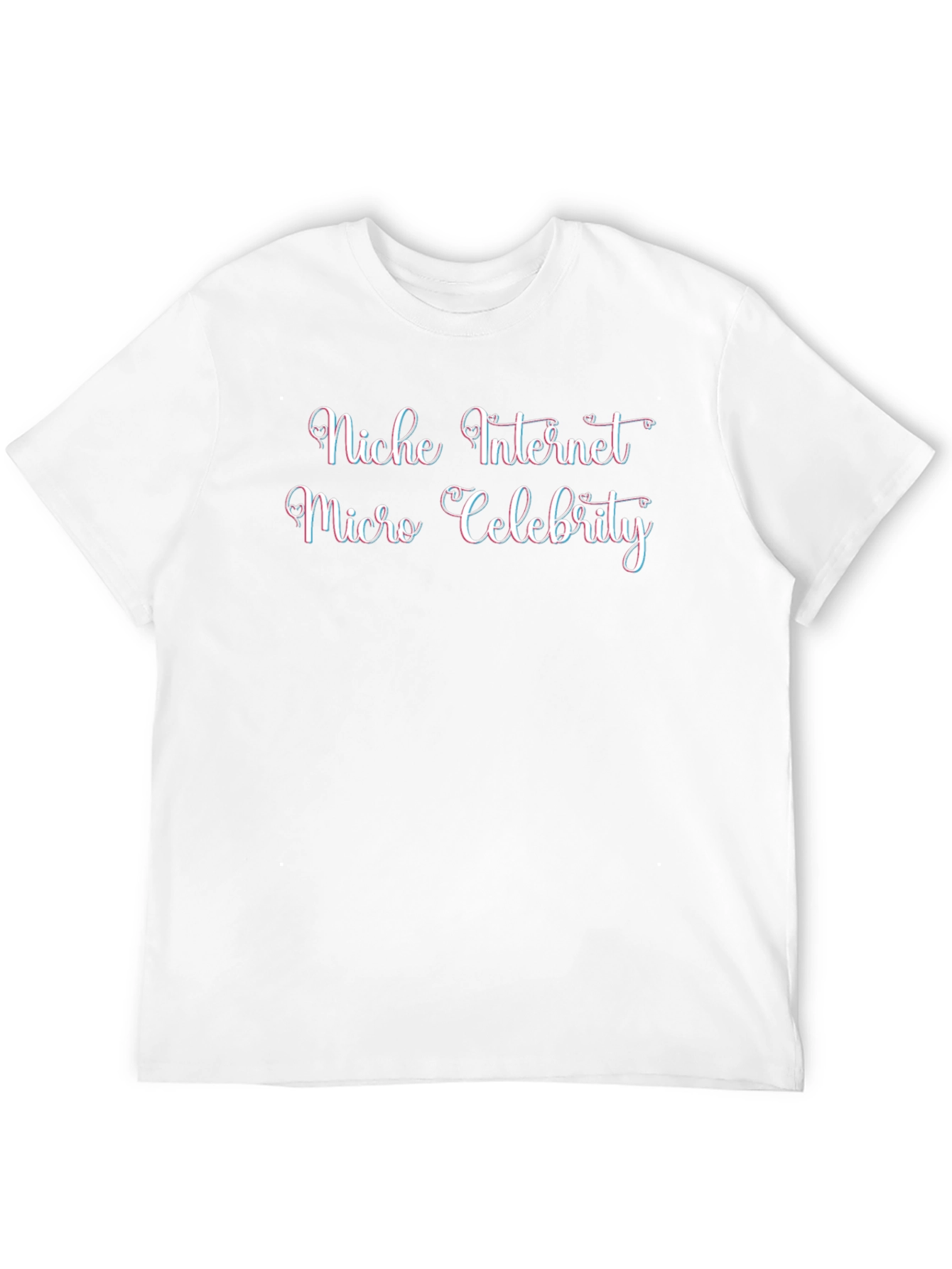 Niche Internet Micro Celebrity Black T-Shirt