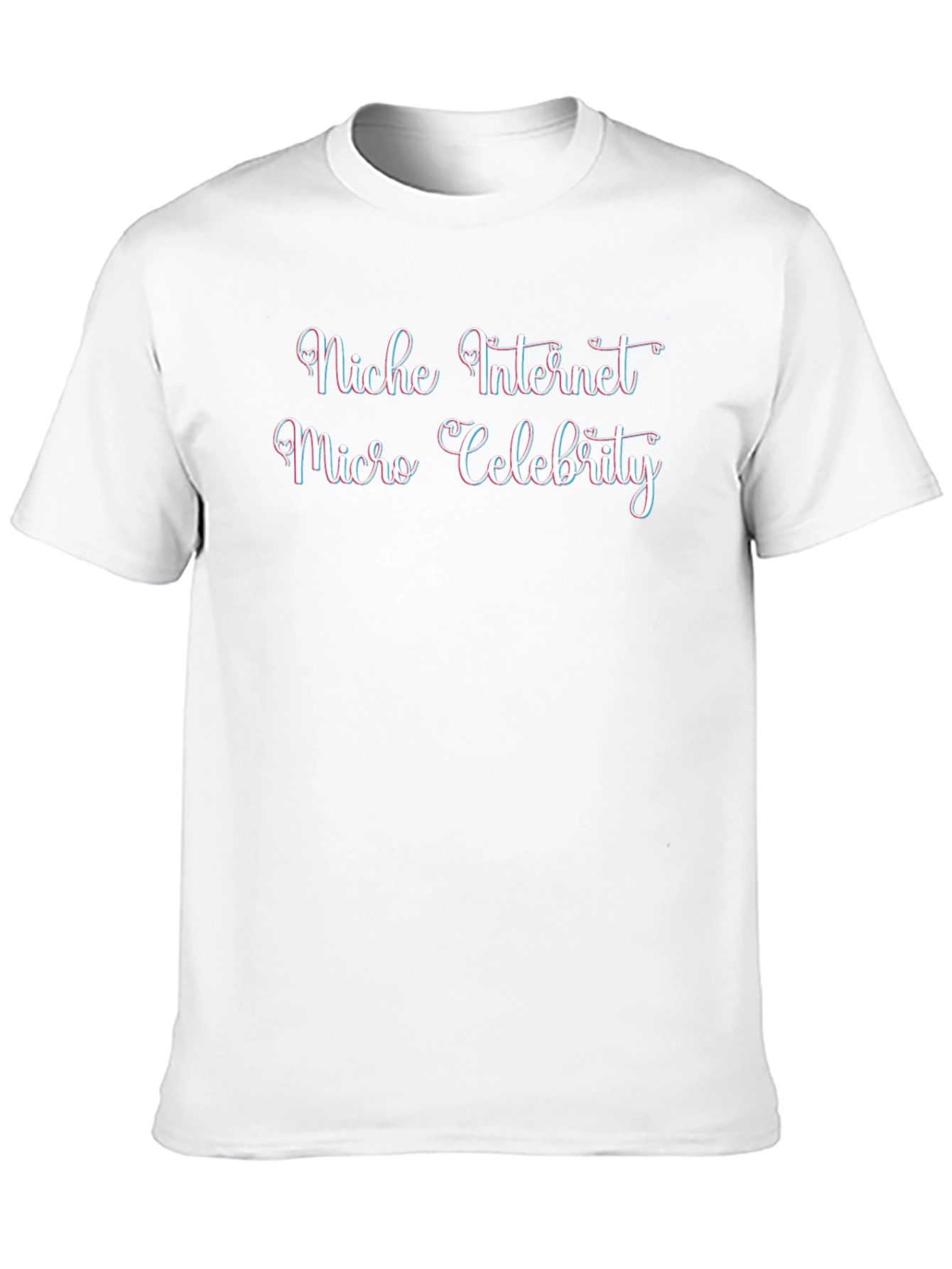 Niche Internet Micro Celebrity Black T-Shirt