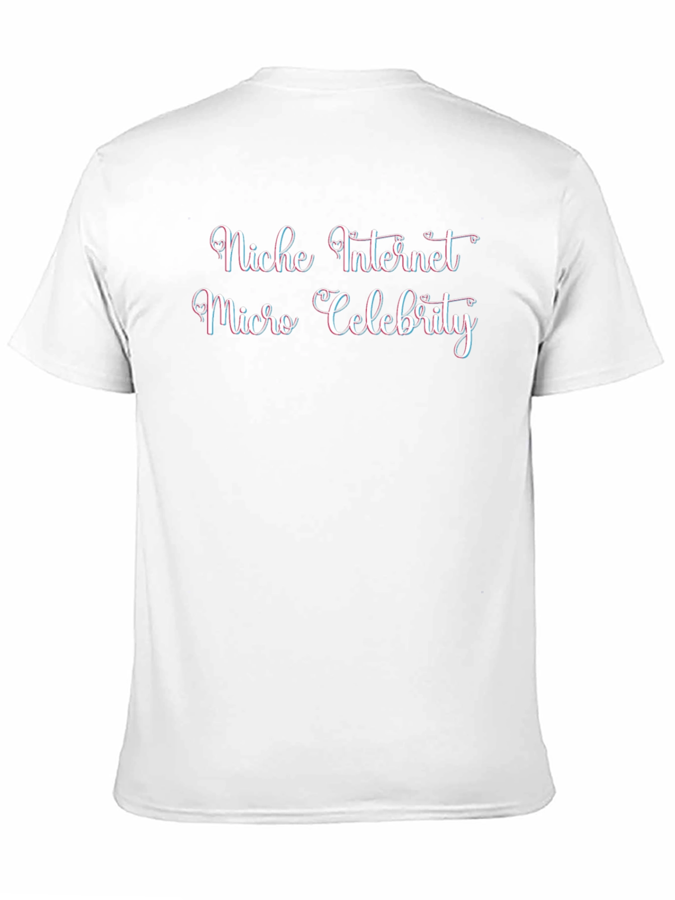 Niche Internet Micro Celebrity Black T-Shirt