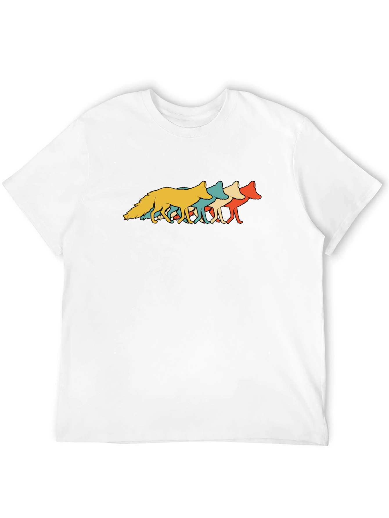 Retro Fox Graphic T-Shirt - Modern Style