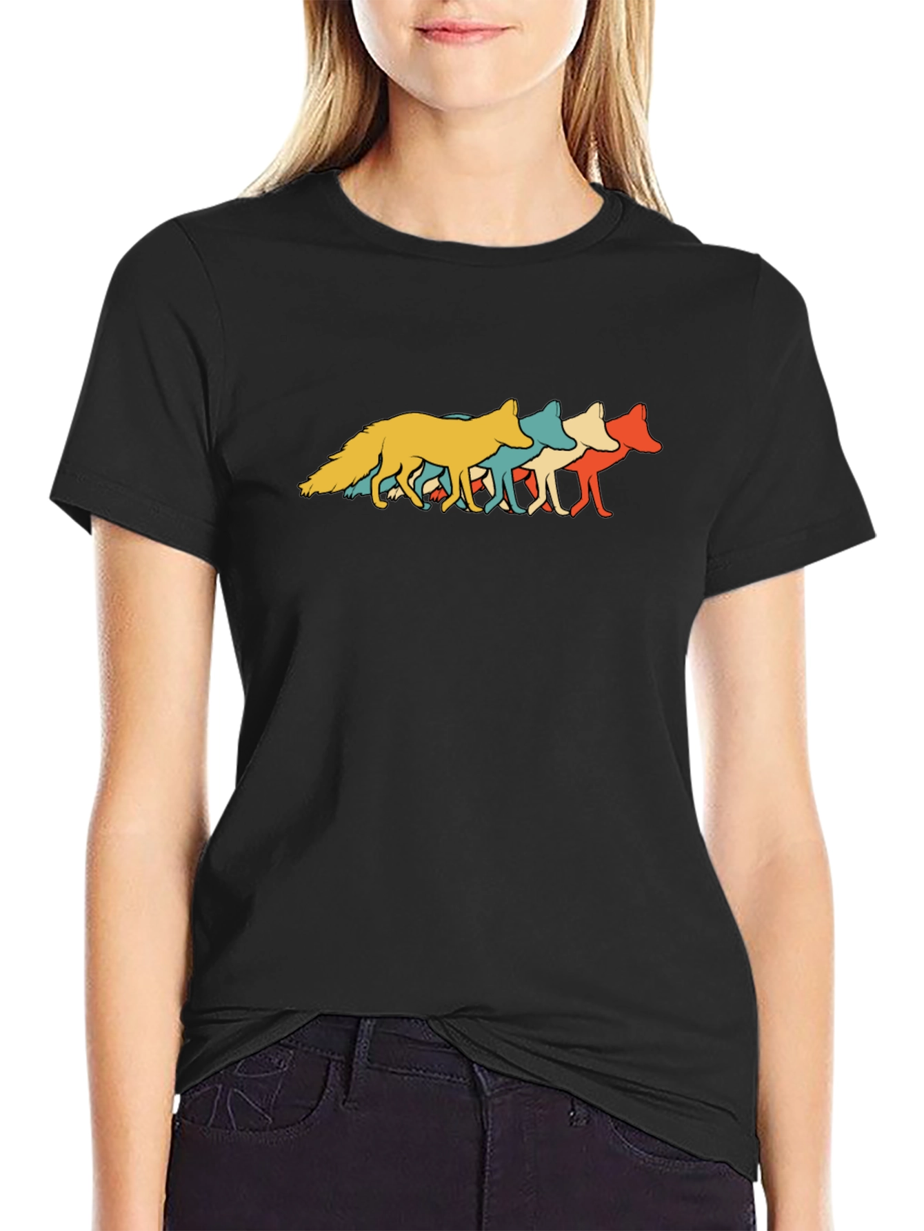 Retro Fox Graphic T-Shirt - Modern Style