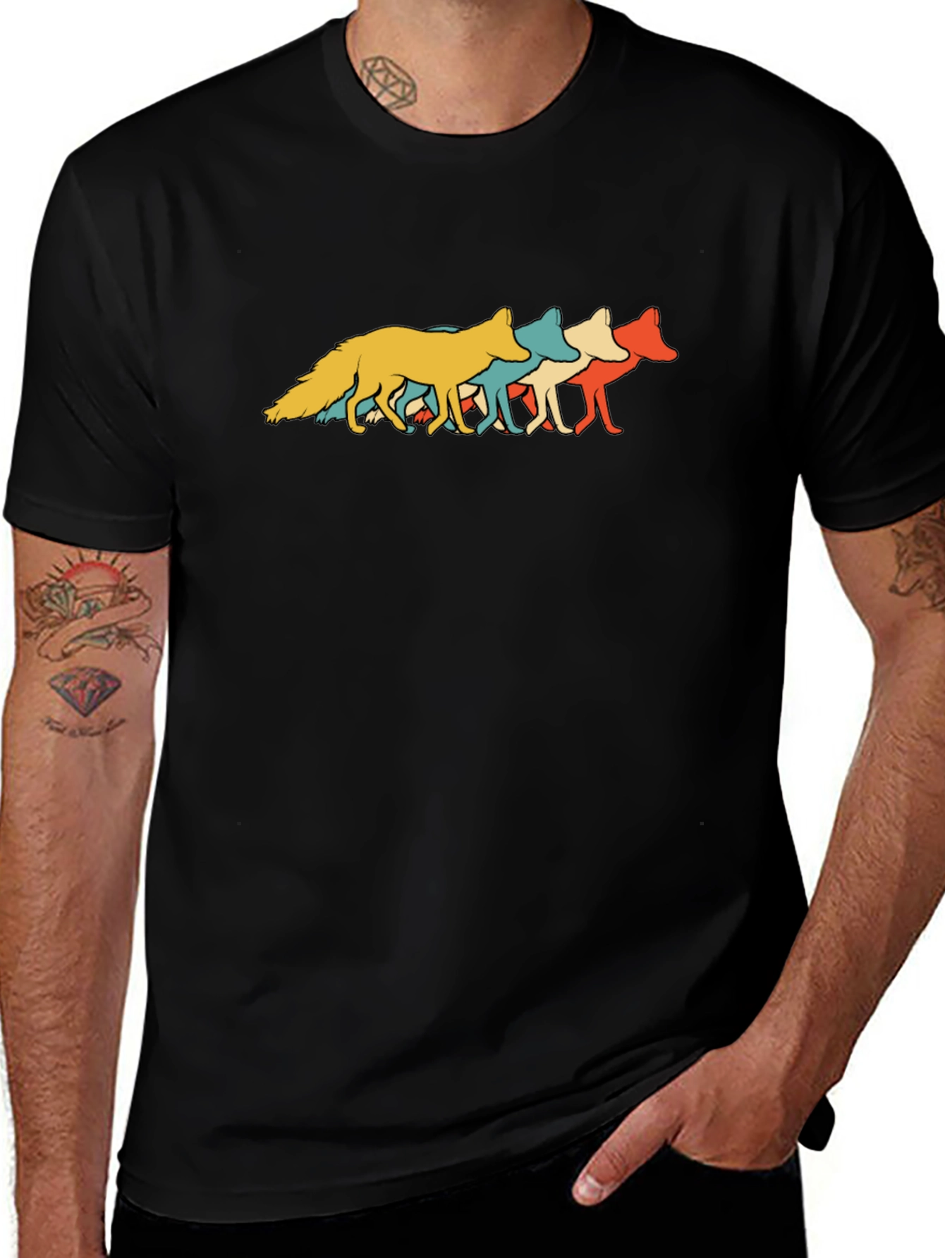 Retro Fox Graphic T-Shirt - Modern Style