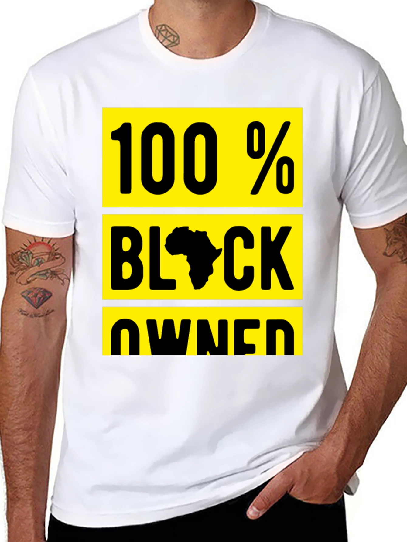 100% Black Owned Graphic T-Shirt