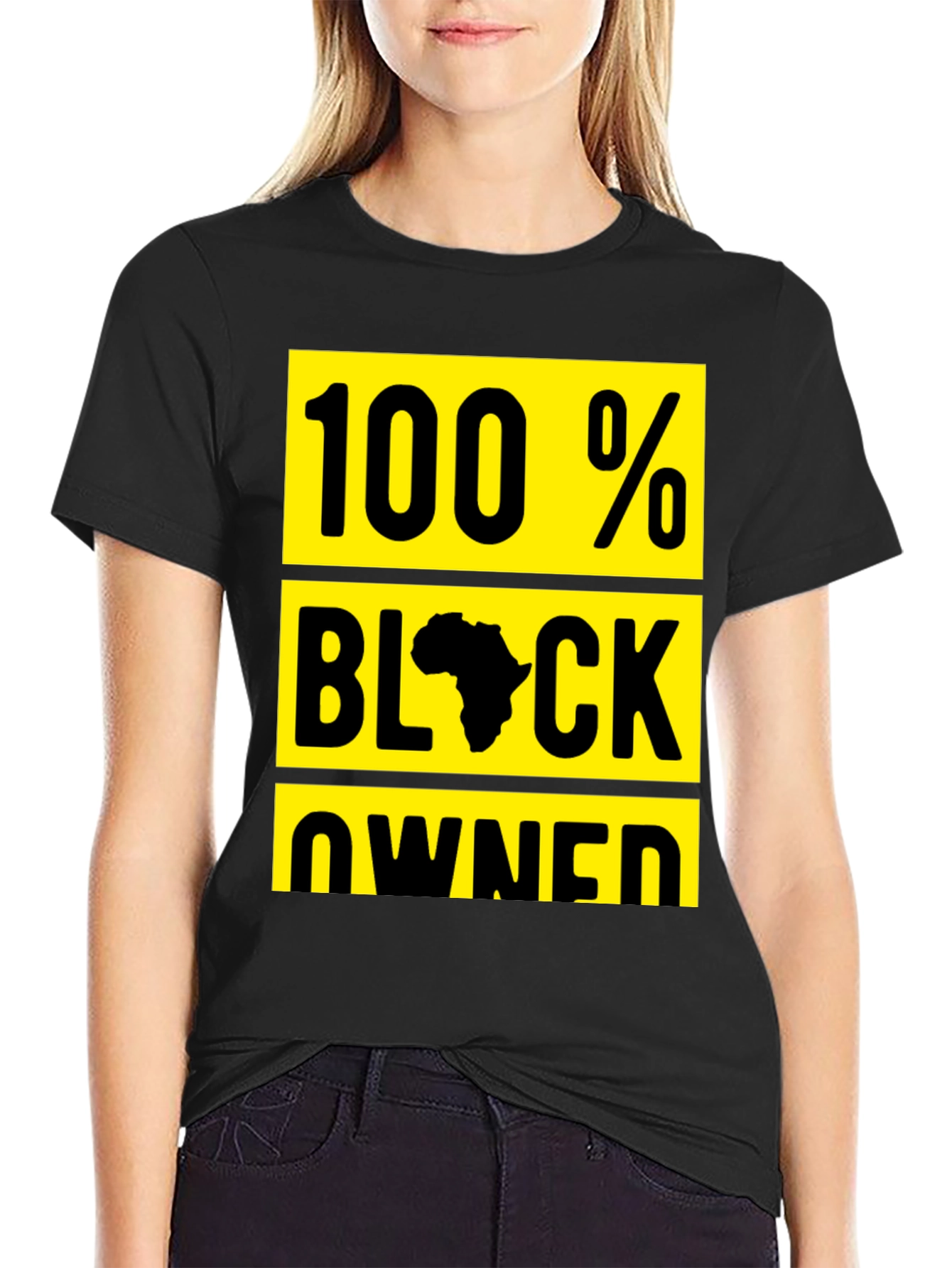 100% Black Owned Graphic T-Shirt