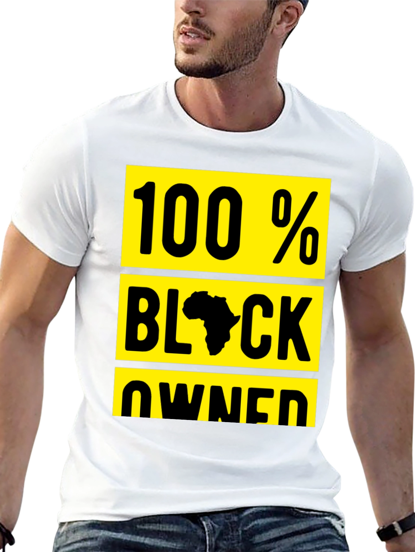 100% Black Owned Graphic T-Shirt