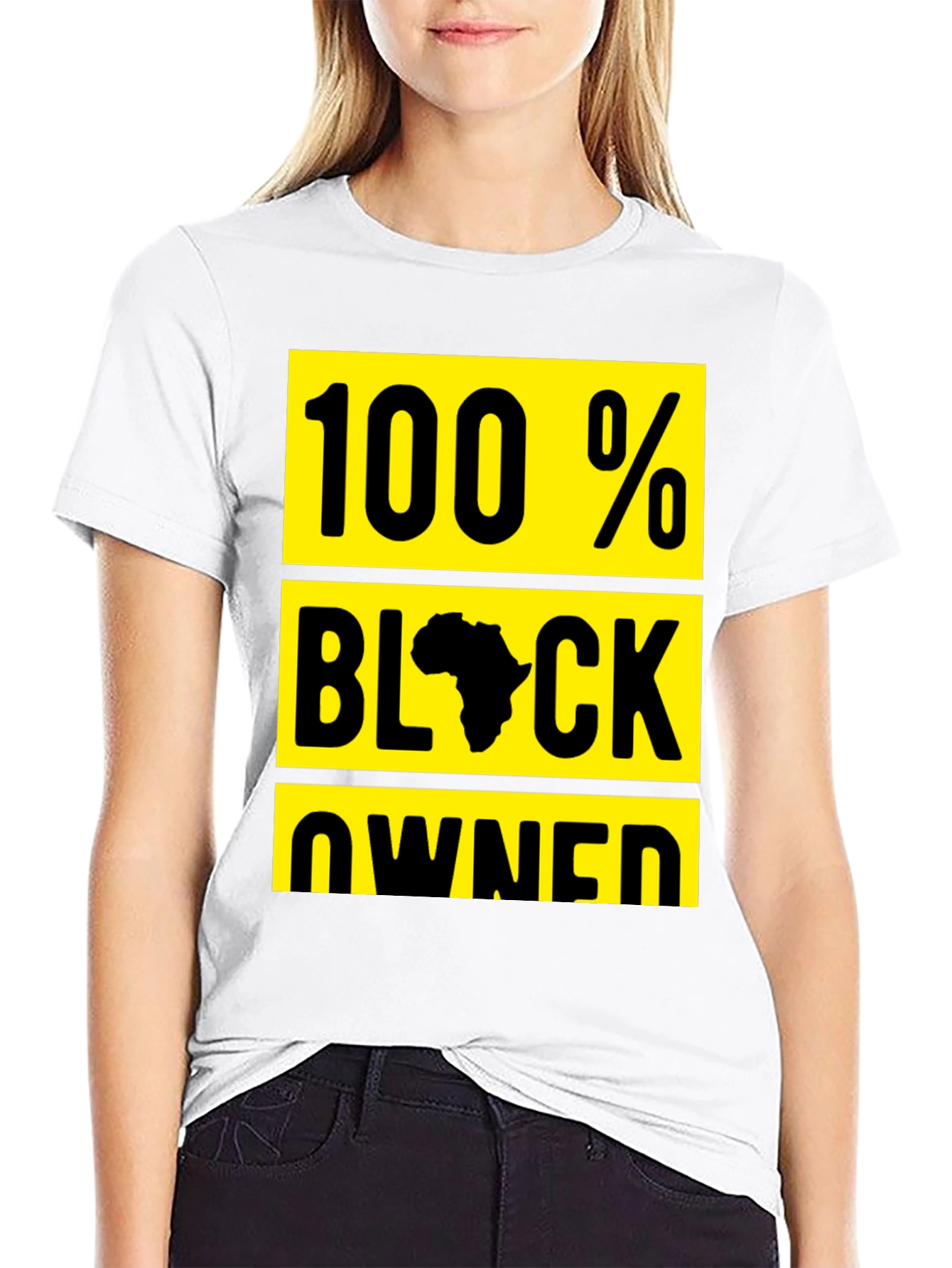 100% Black Owned Graphic T-Shirt