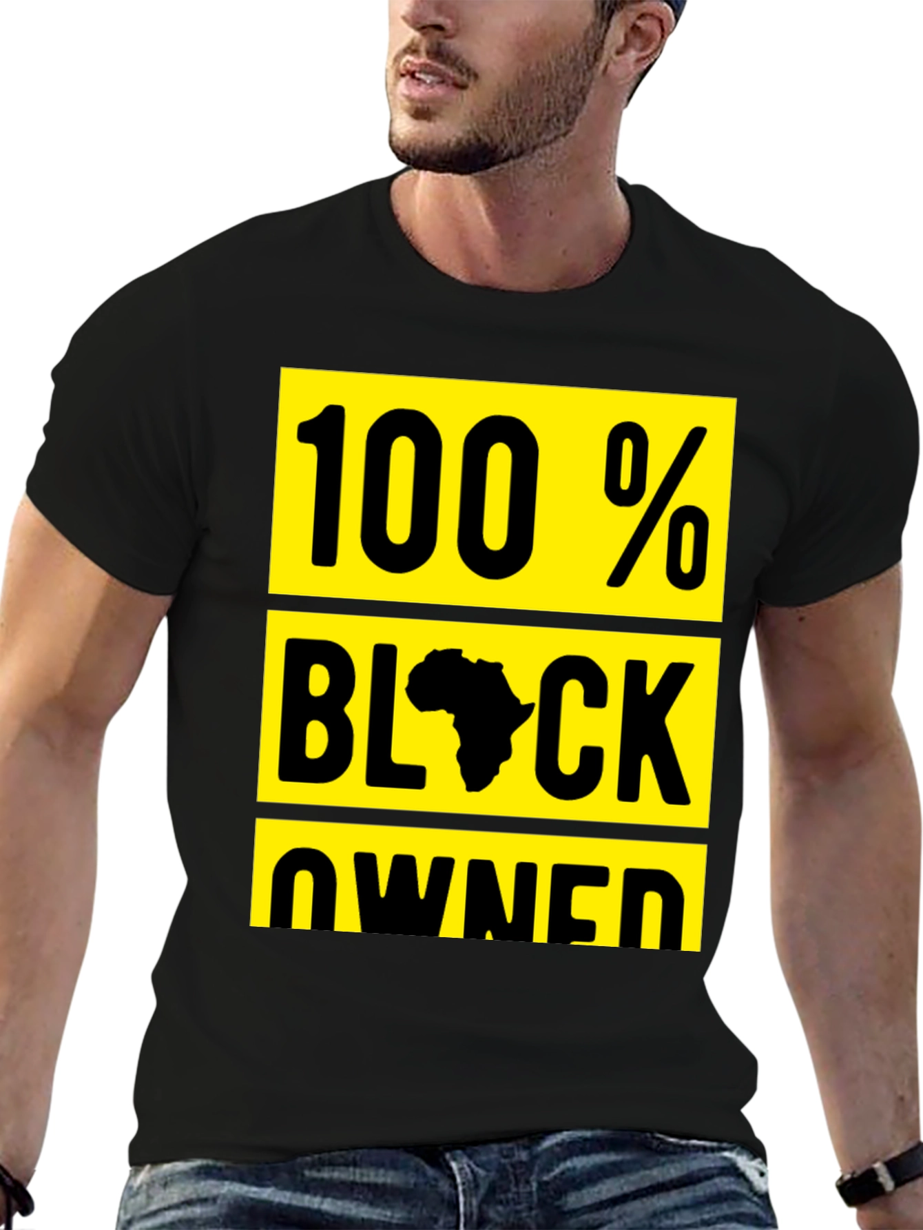 100% Black Owned Graphic T-Shirt