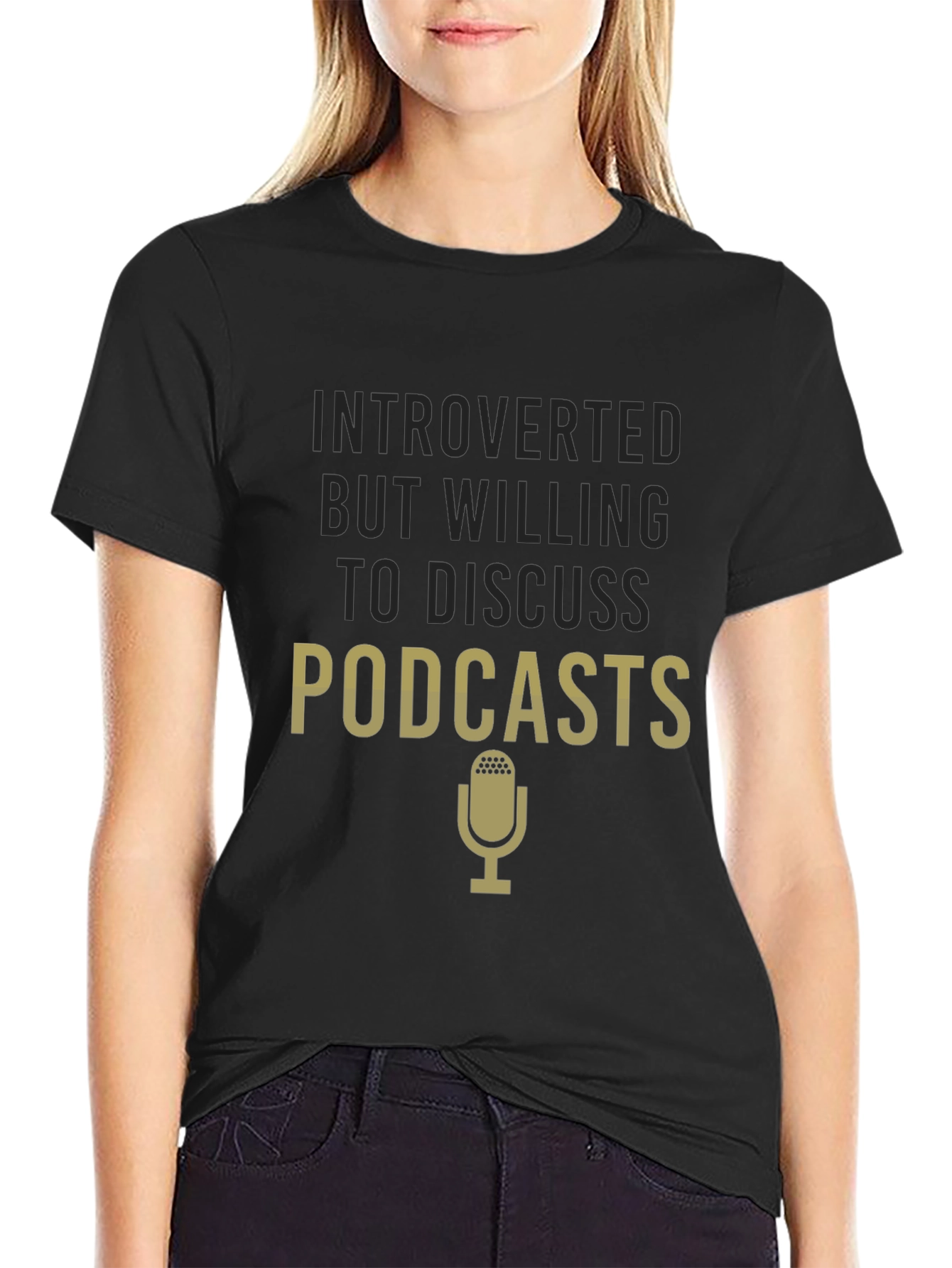 Introverted Podcast Lover Tee