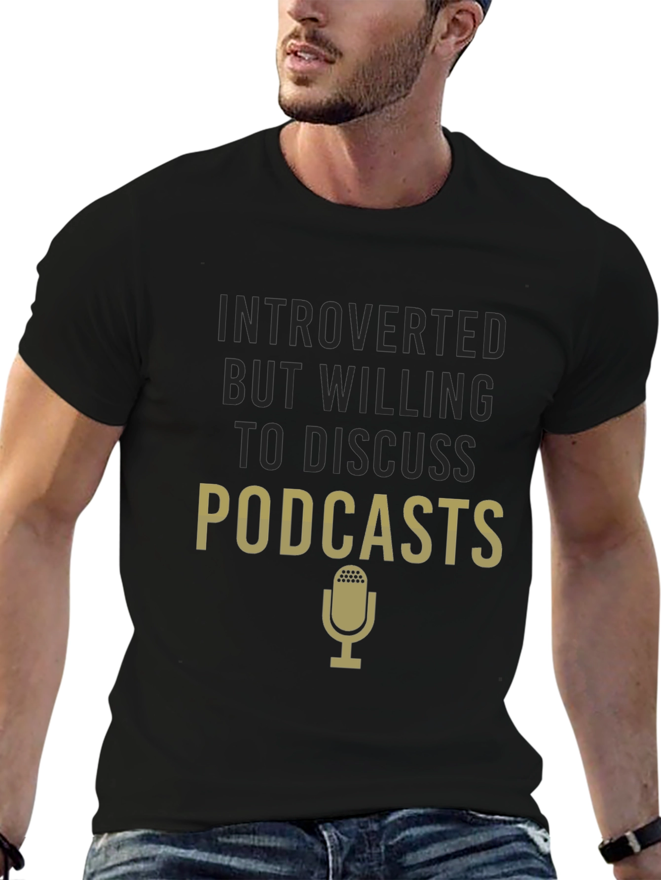 Introverted Podcast Lover Tee