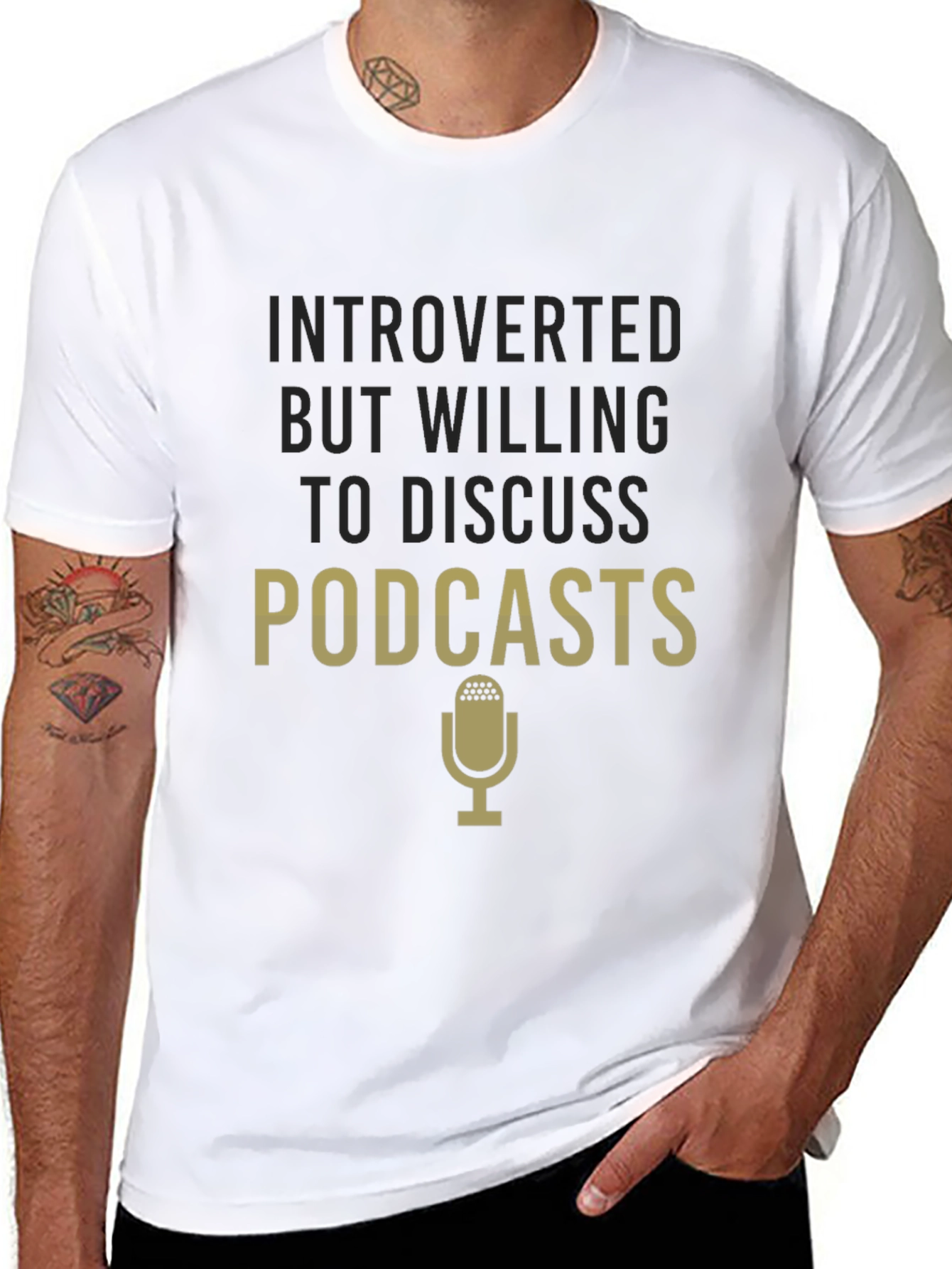 Introverted Podcast Lover Tee