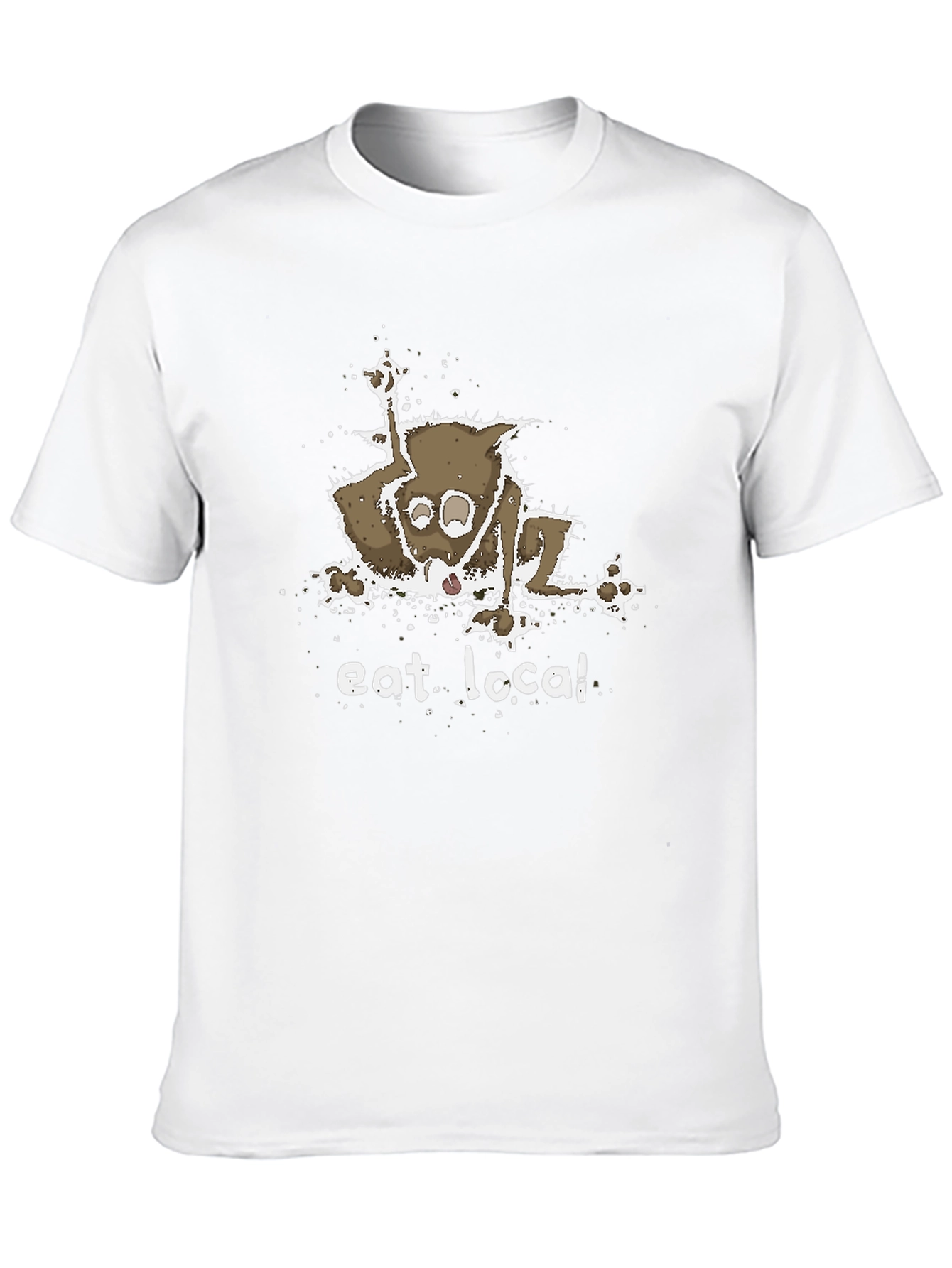 Eat Local T-Shirt - Funny Opossum Design