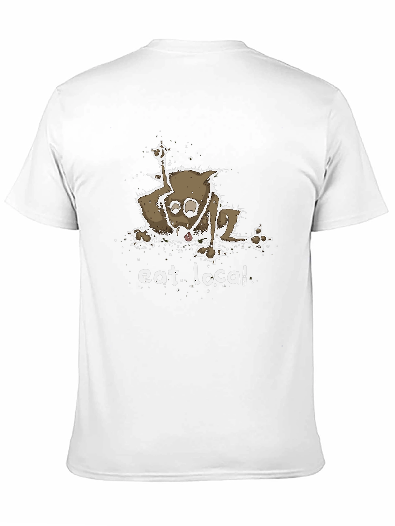 Eat Local T-Shirt - Funny Opossum Design