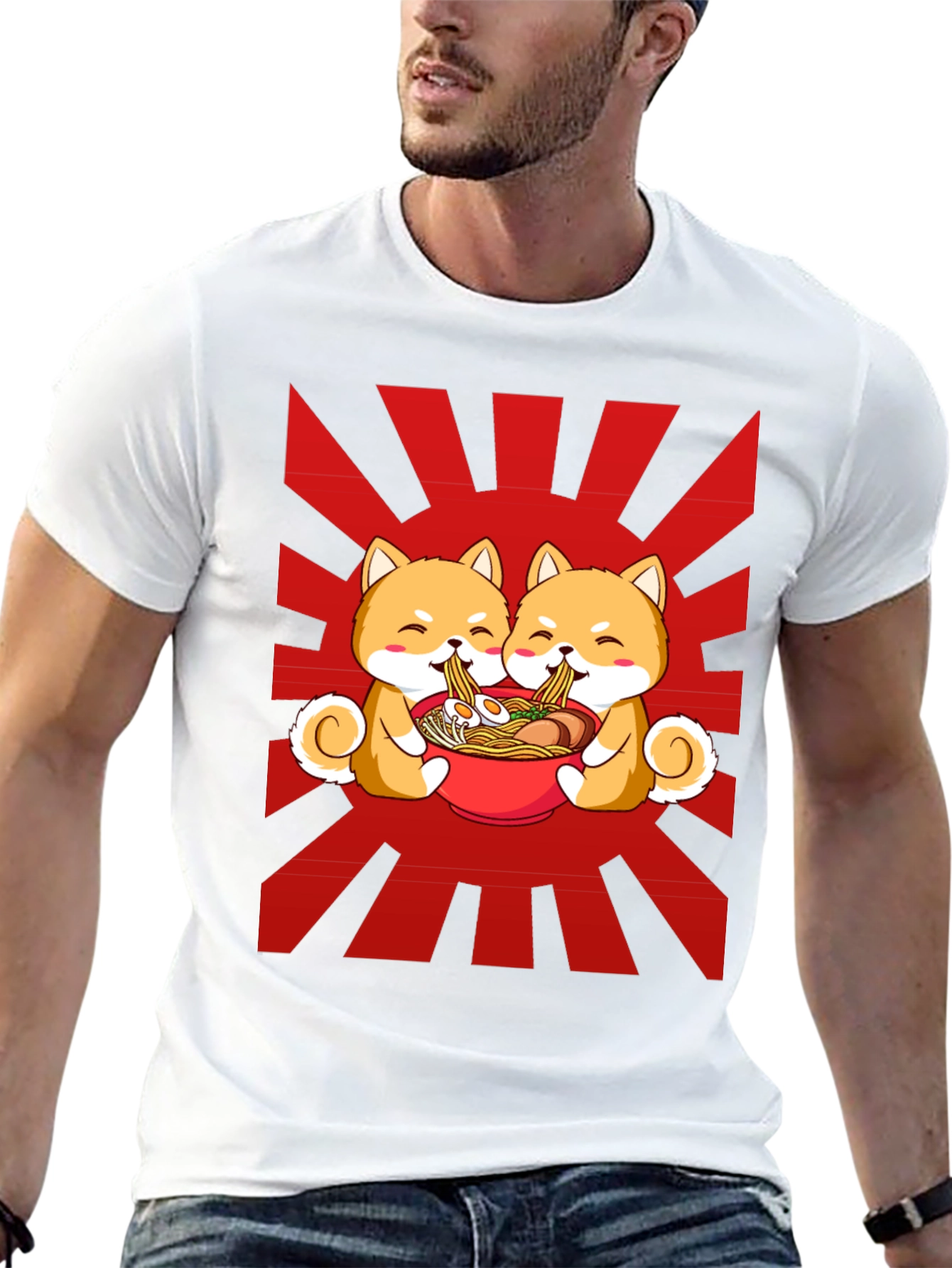 Shiba Ramen Black T-Shirt