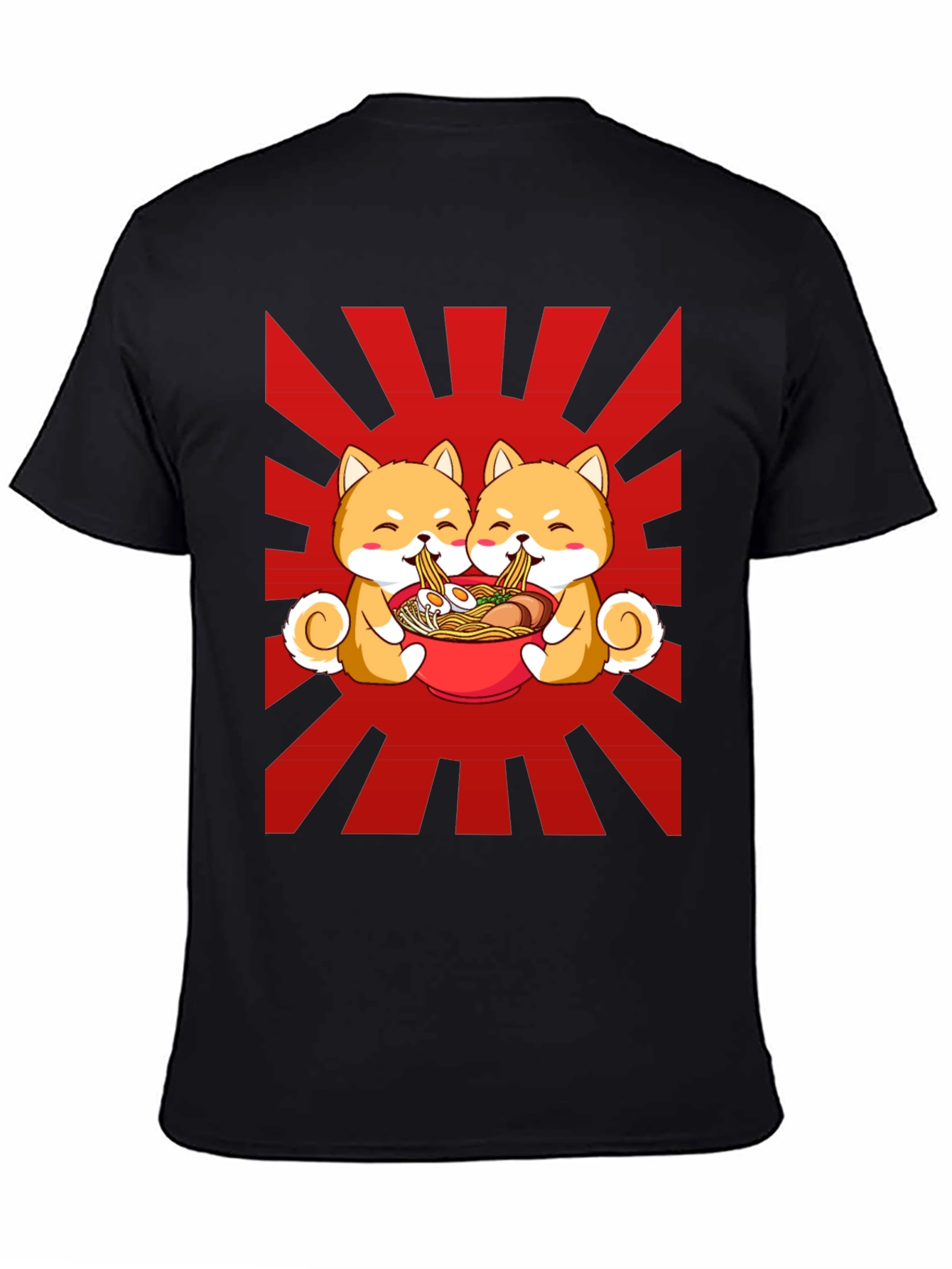 Shiba Ramen Black T-Shirt
