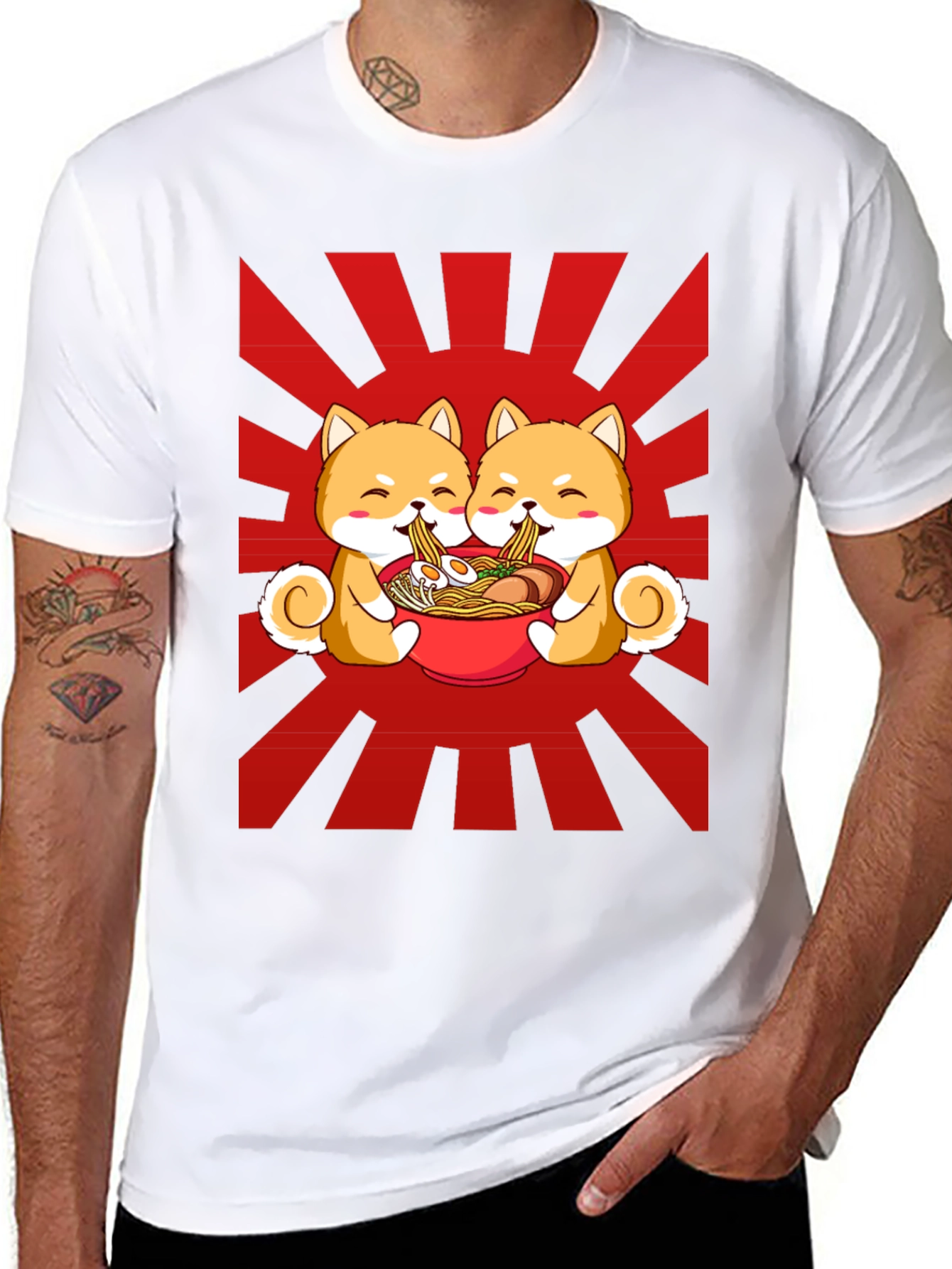 Shiba Ramen Black T-Shirt