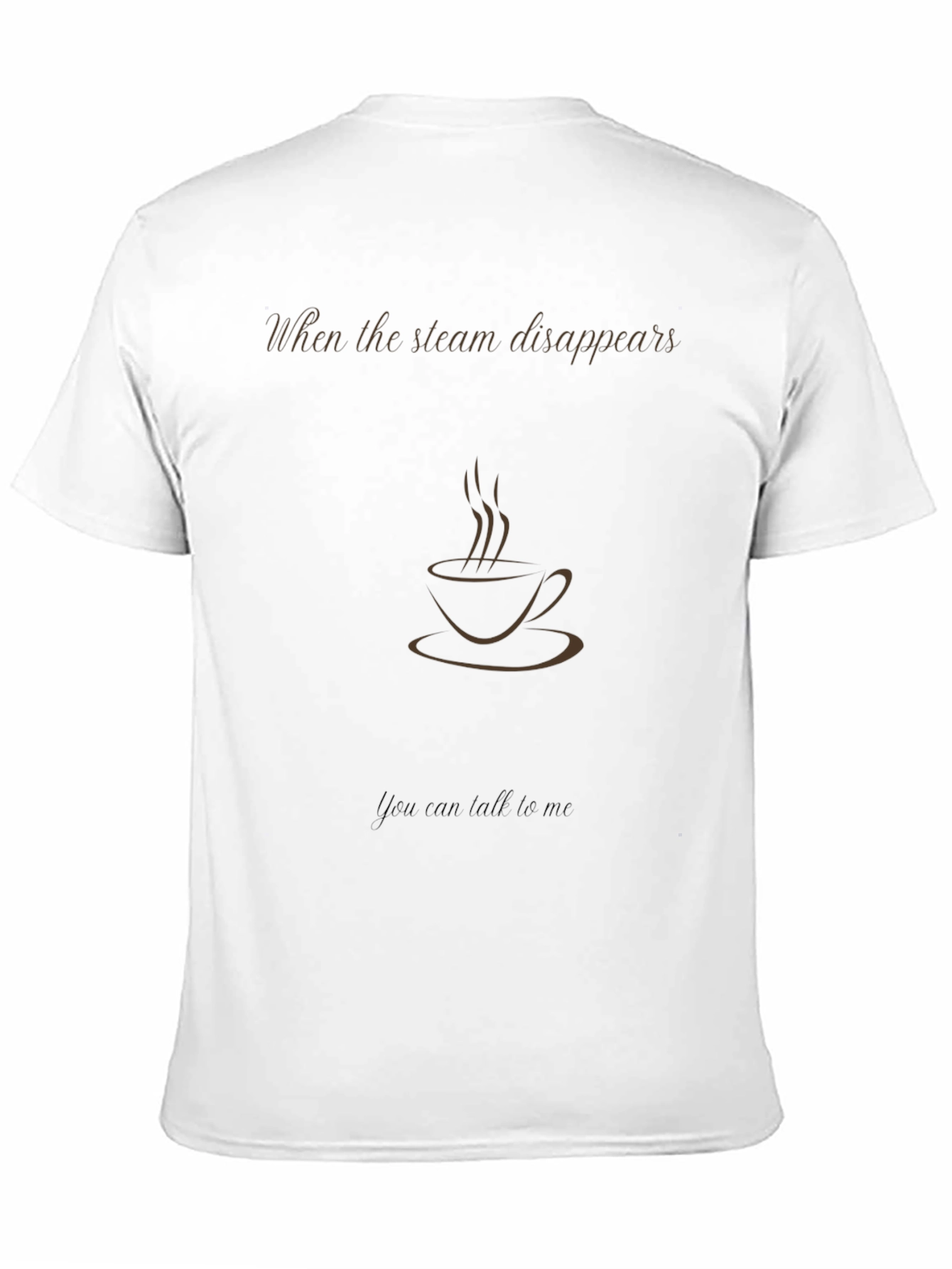 Coffee Steam Disappears T-Shirt