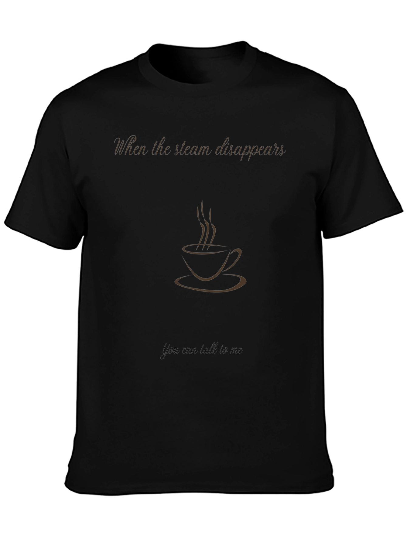 Coffee Steam Disappears T-Shirt