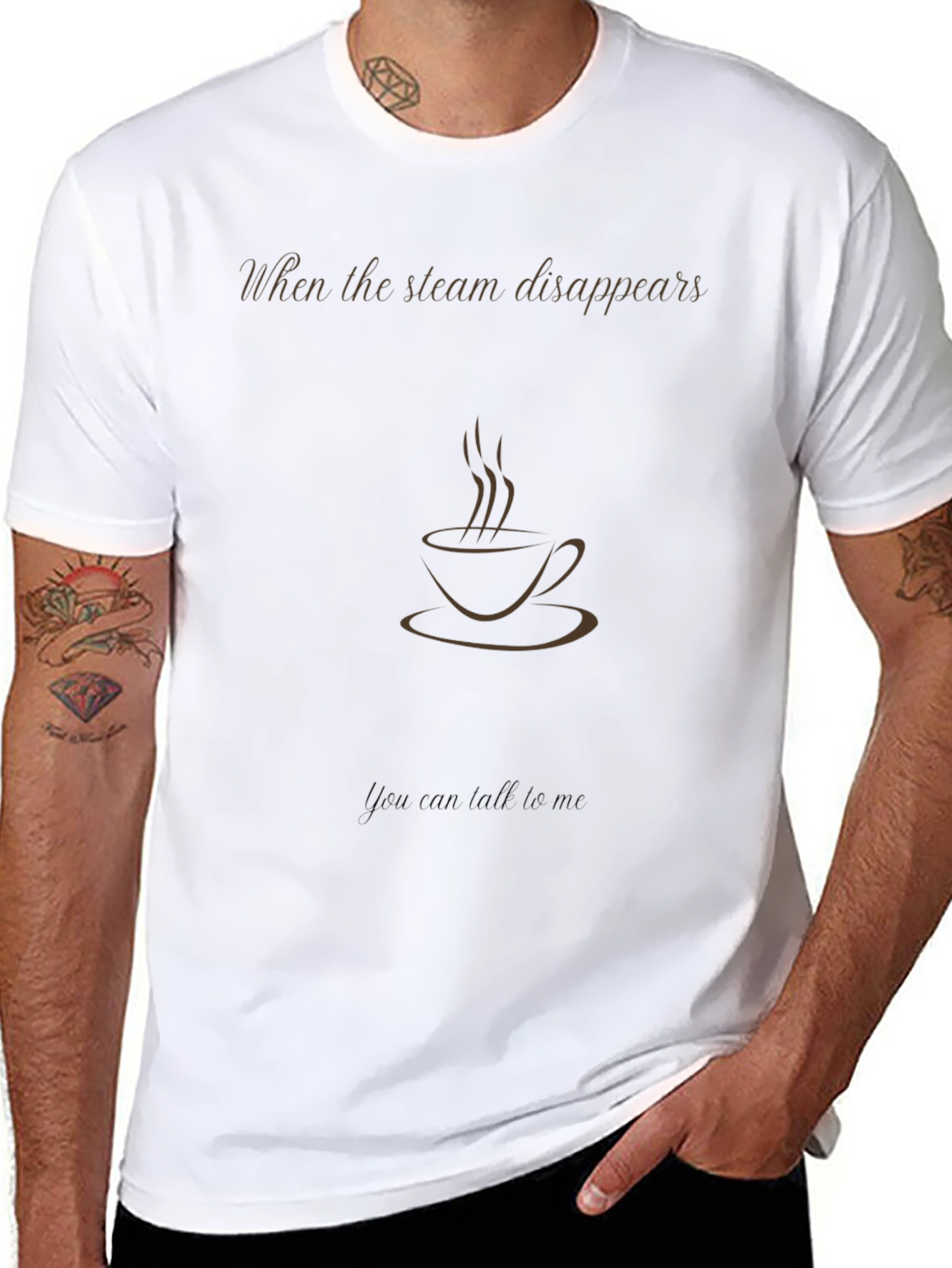 Coffee Steam Disappears T-Shirt