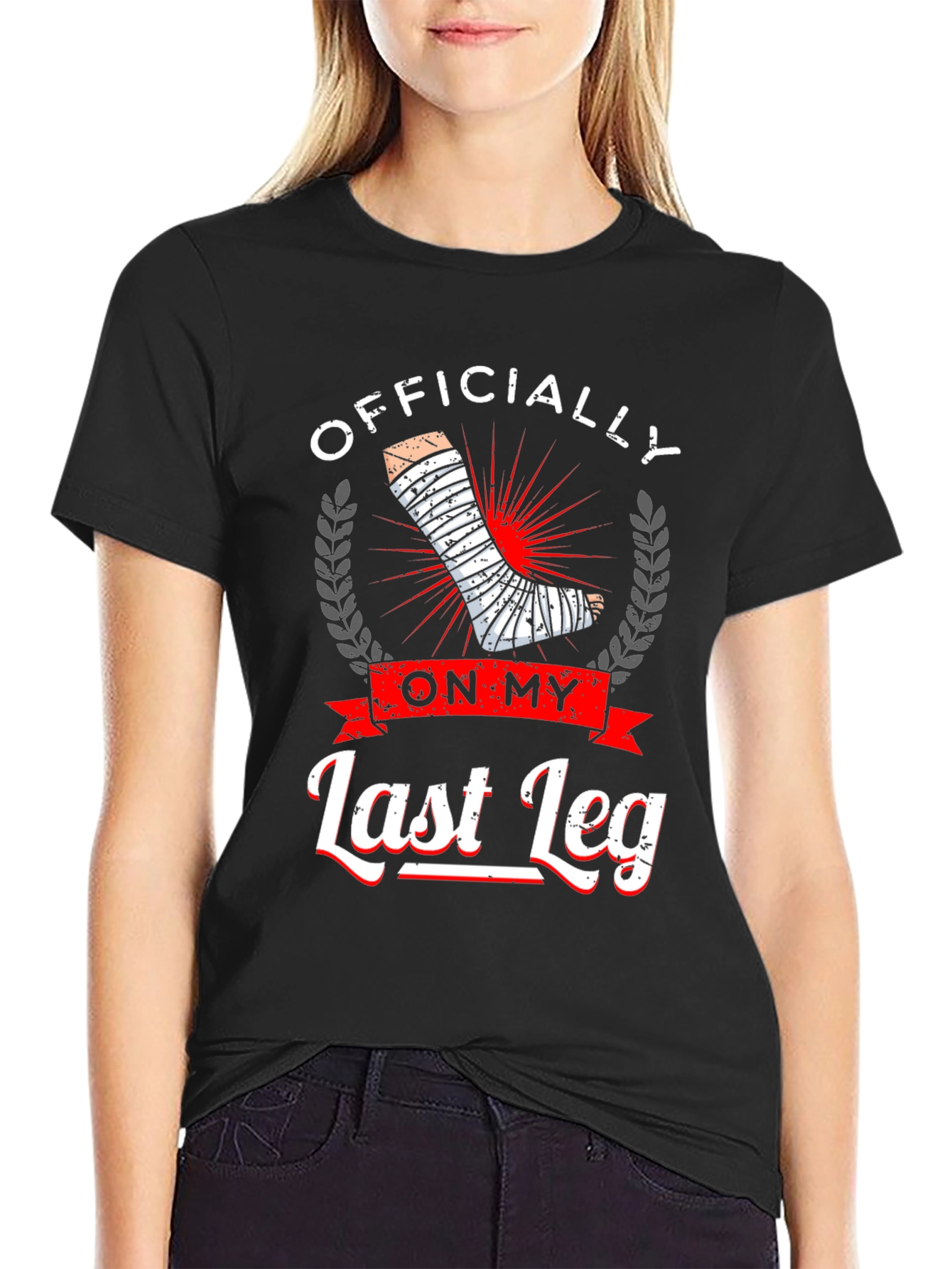 Officially On My Last Leg Graphic T-Shirt