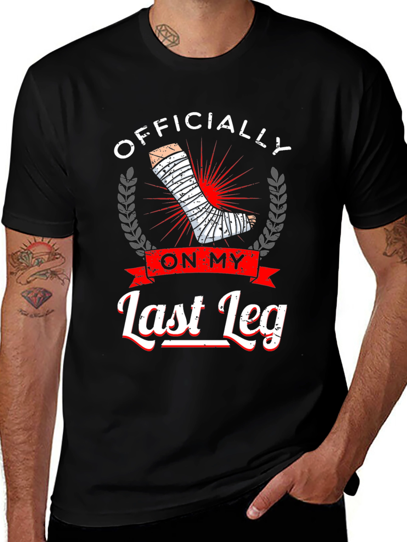Officially On My Last Leg Graphic T-Shirt