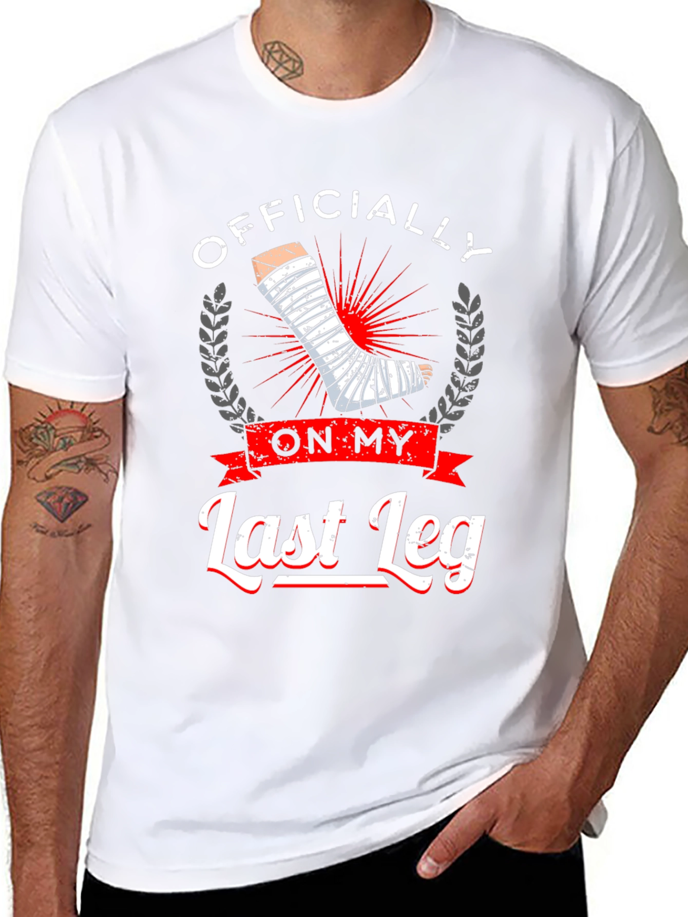 Officially On My Last Leg Graphic T-Shirt