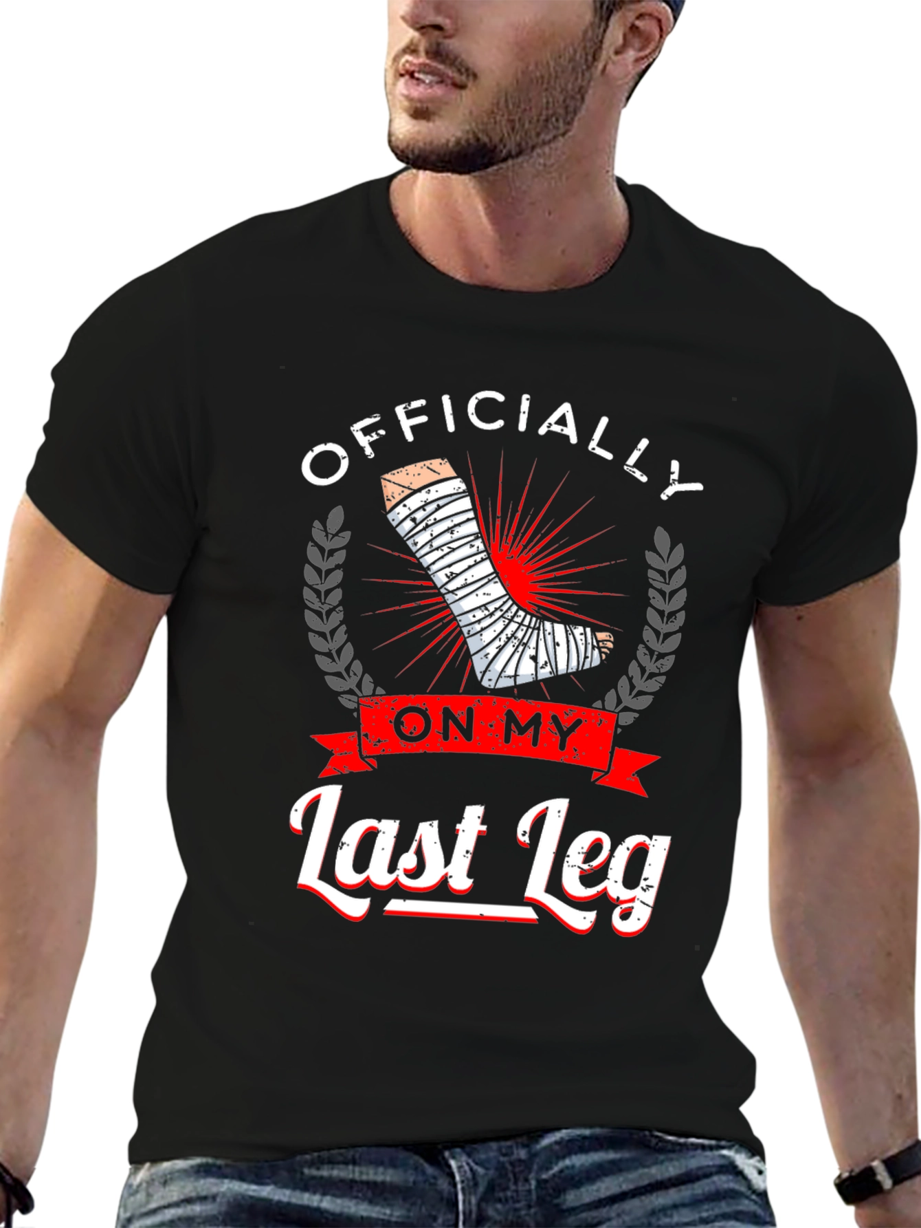 Officially On My Last Leg Graphic T-Shirt