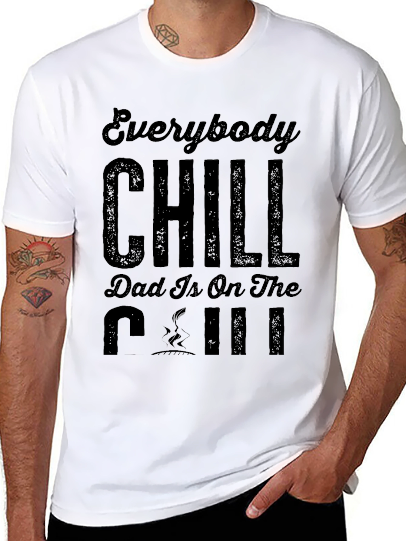 Everybody Chill Dad Is On The Grill T-Shirt