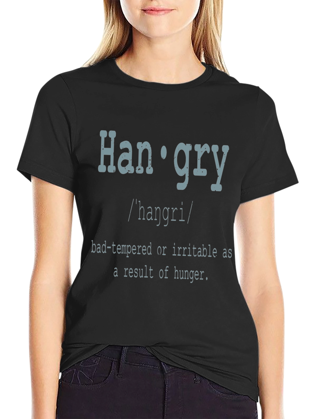 Hangry Definition T-Shirt - Funny Foodie Tee