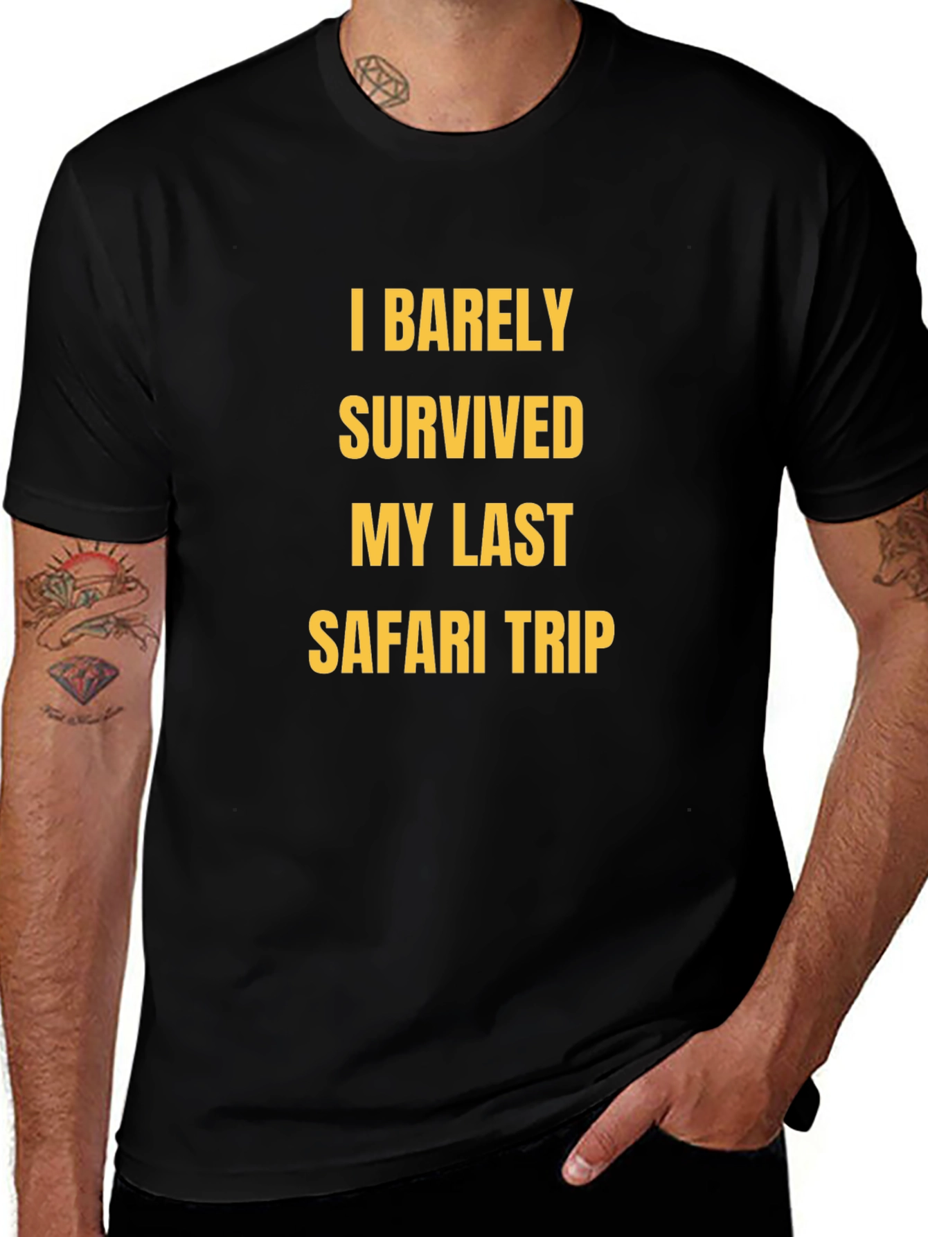 Safari Trip Survivor Crewneck T-Shirt