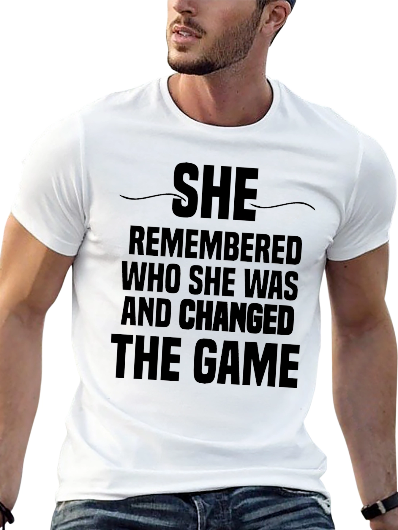 She Changed The Game Graphic Tee