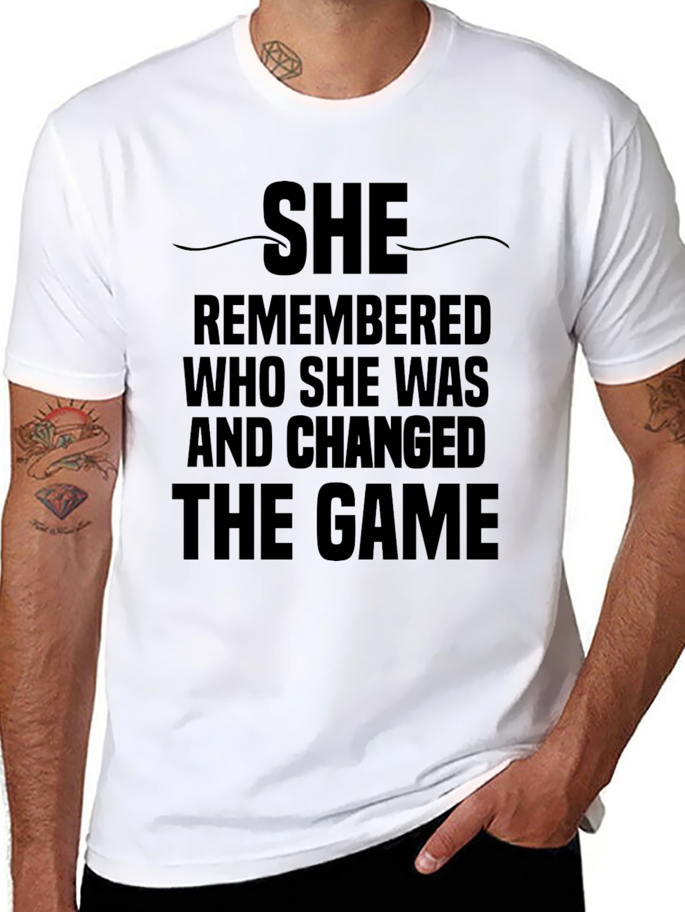 She Changed The Game Graphic Tee