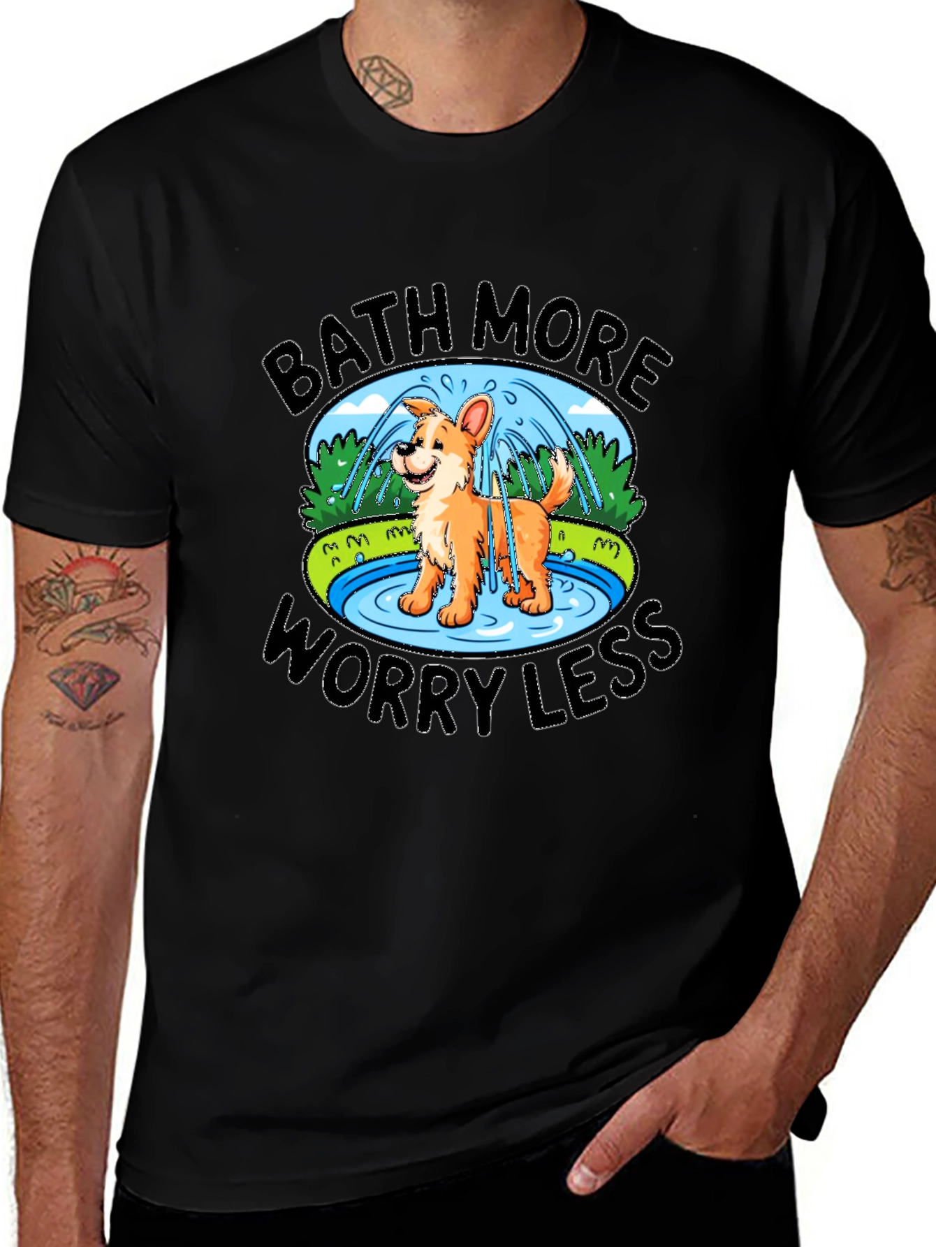 Bath More Worry Less T-Shirt
