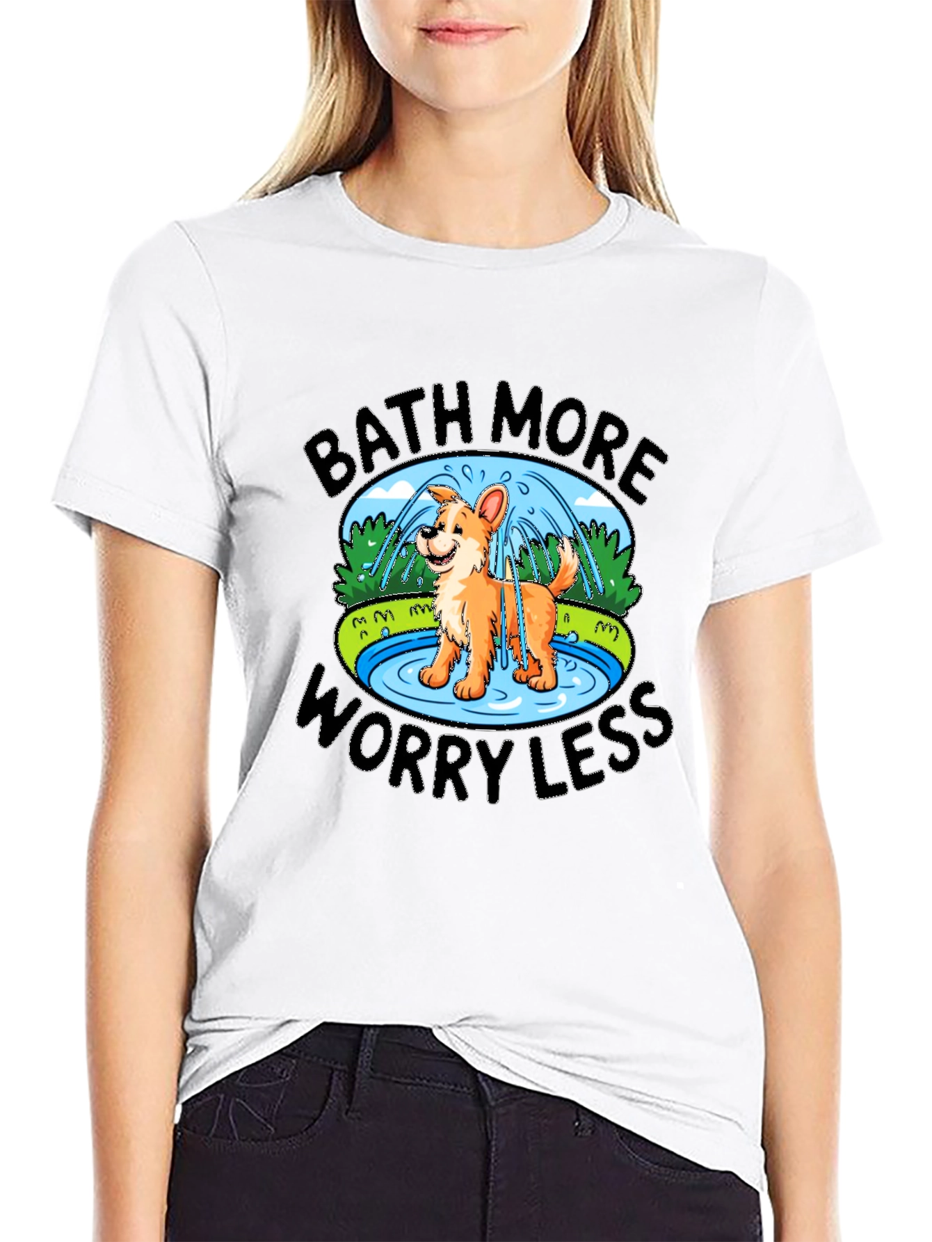 Bath More Worry Less T-Shirt