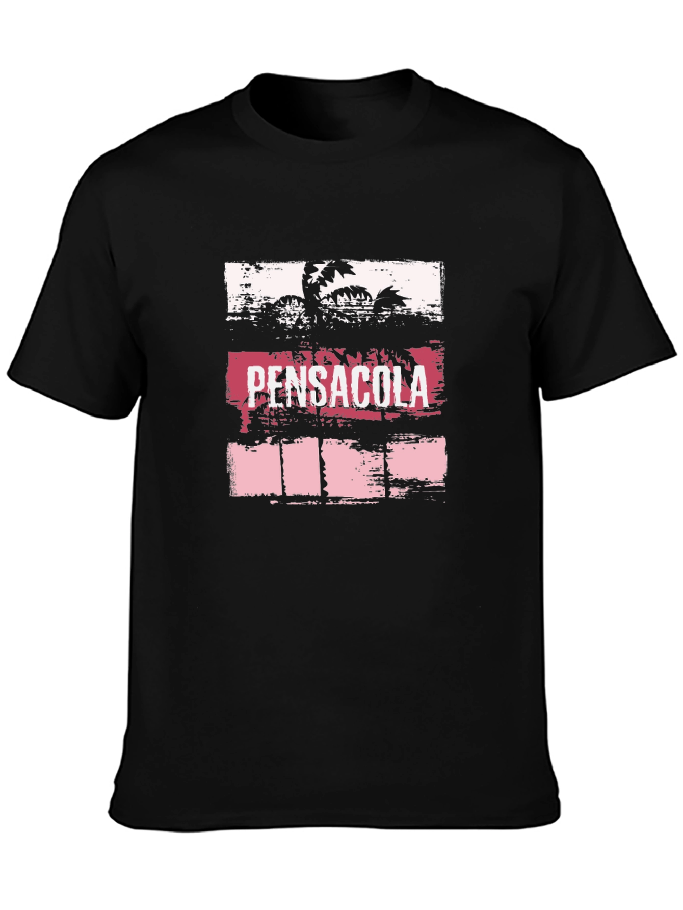 Pensacola Graphic Tee - Tropical Palm Beach Design