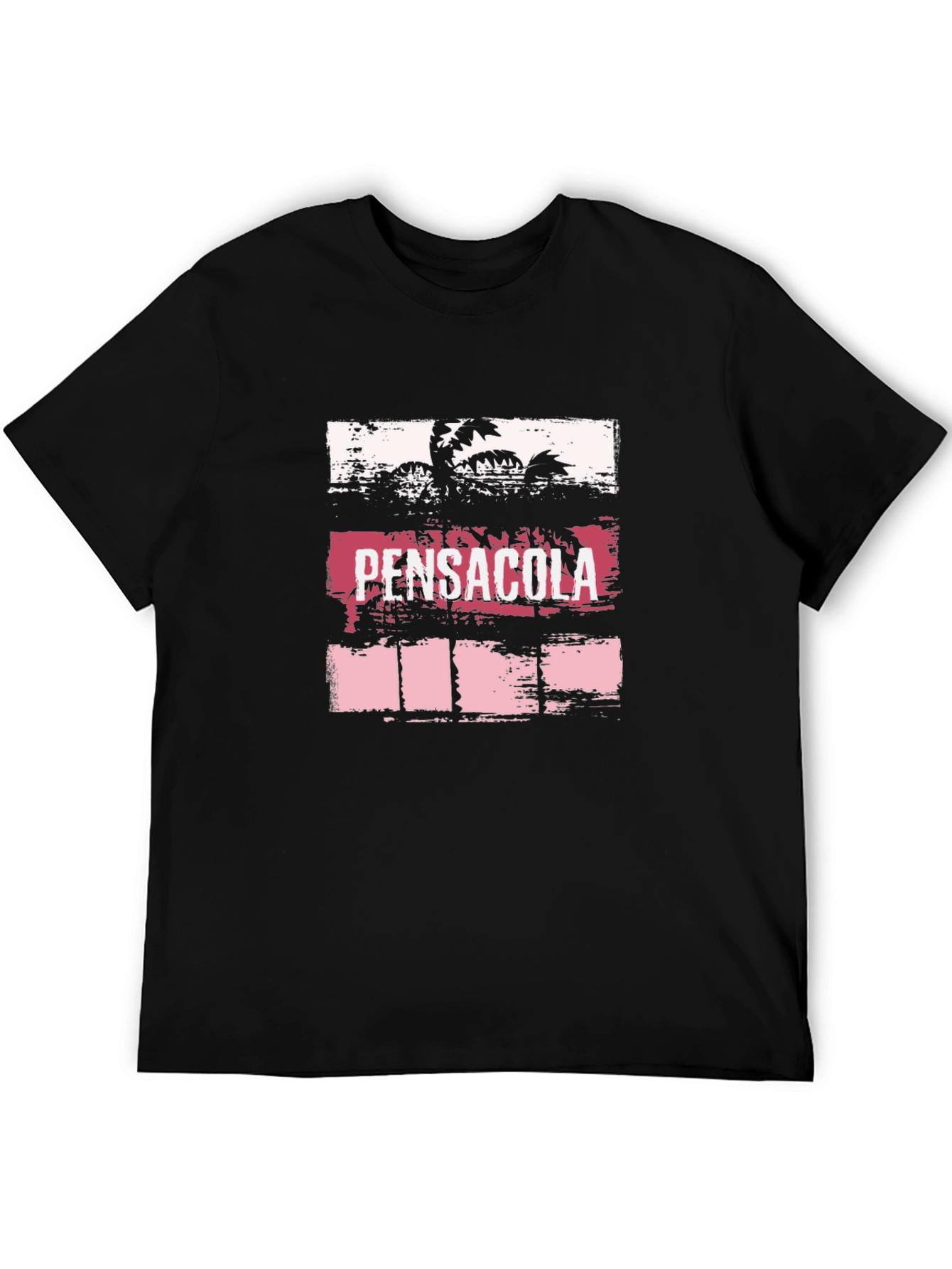 Pensacola Graphic Tee - Tropical Palm Beach Design