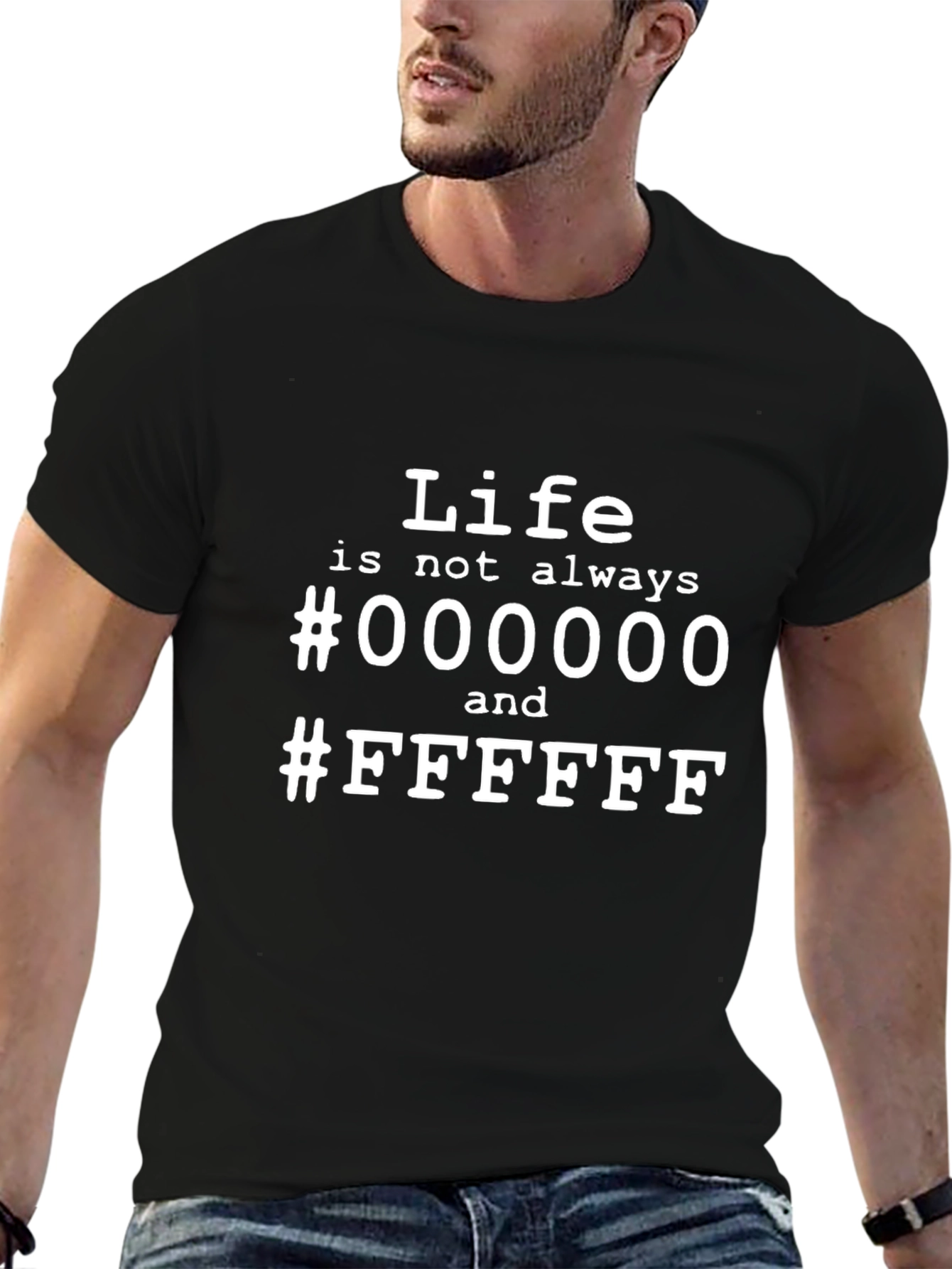 Life Isnt Always Black and White Graphic Tee