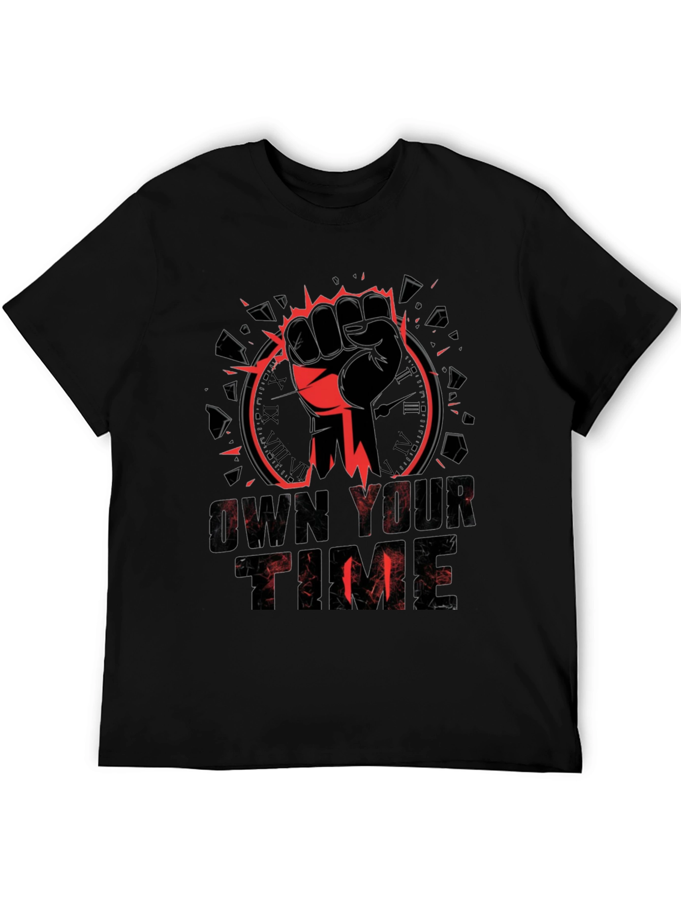 Own Your Time Graphic Tee - Black