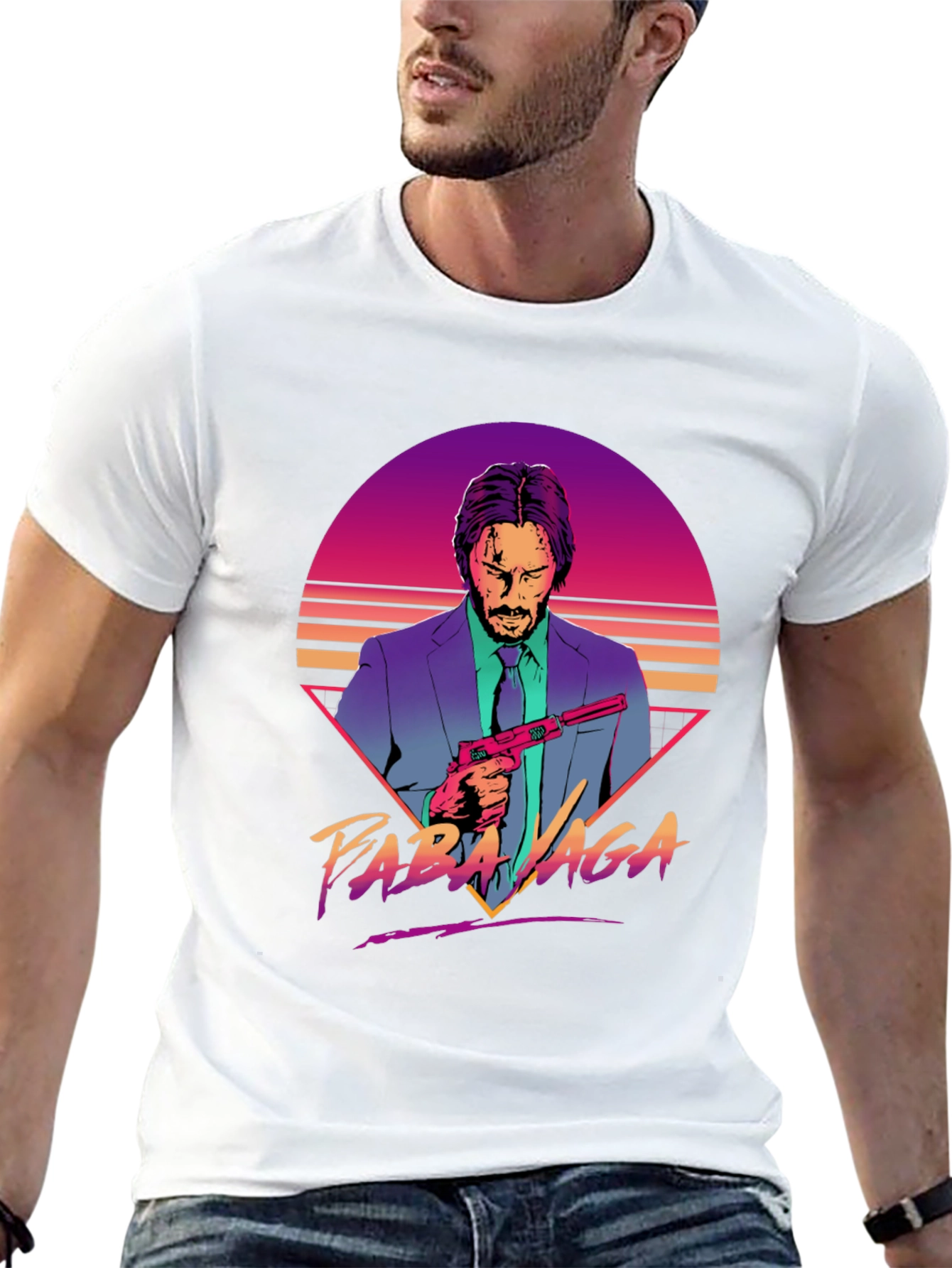 John Wick Baba Yaga Retro Style T-Shirt