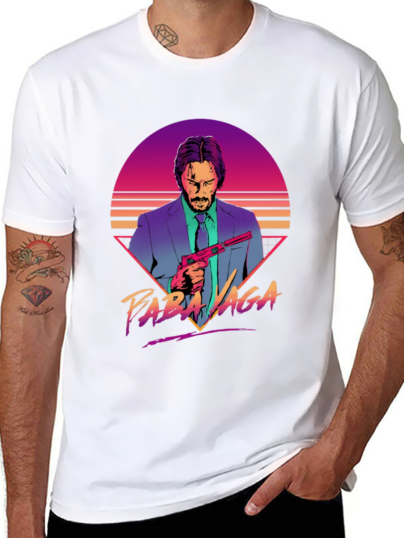 John Wick Baba Yaga Retro Style T-Shirt