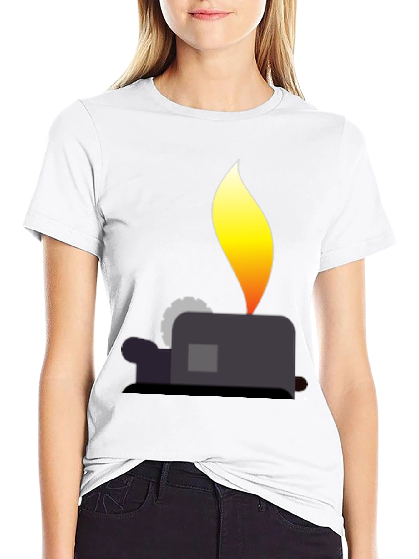 Lighter Graphic T-Shirt - Black