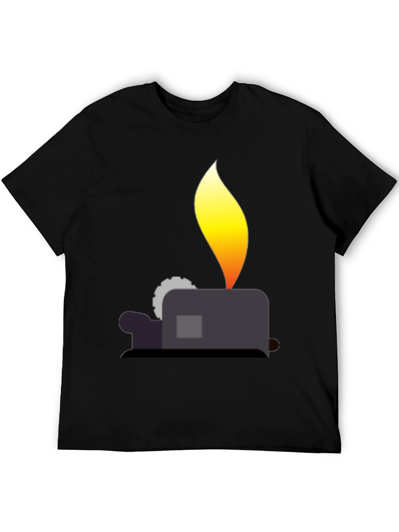 Lighter Graphic T-Shirt - Black