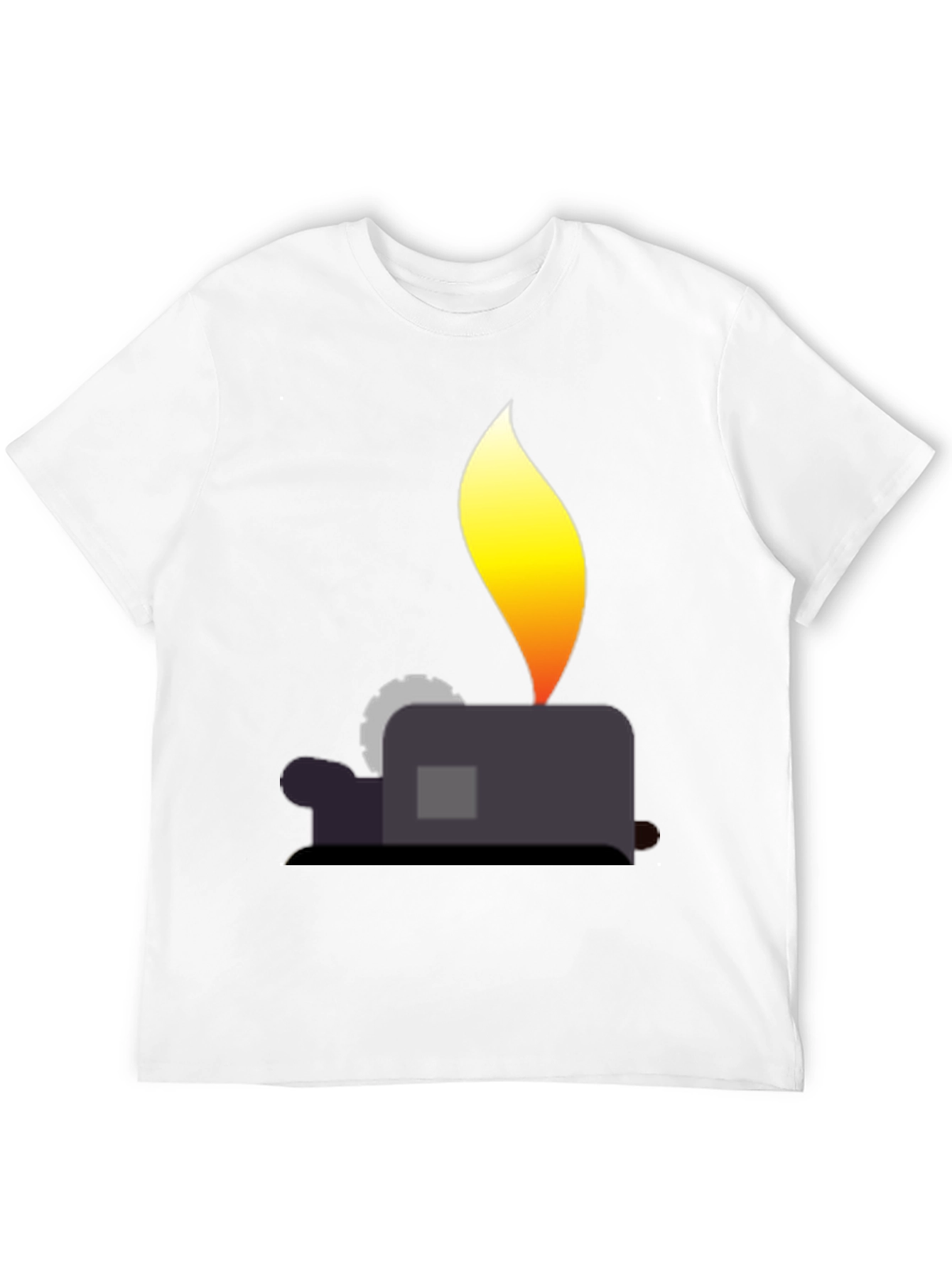 Lighter Graphic T-Shirt - Black