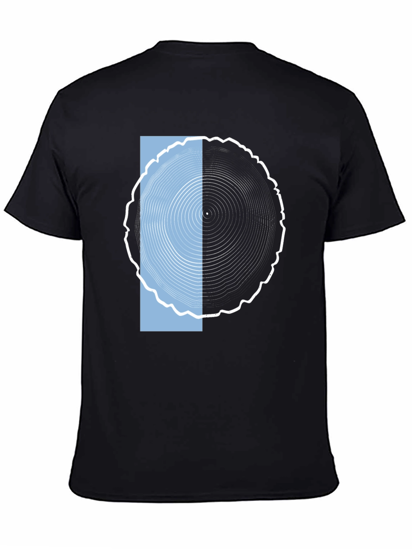 Abstract Tree Ring Graphic Tee