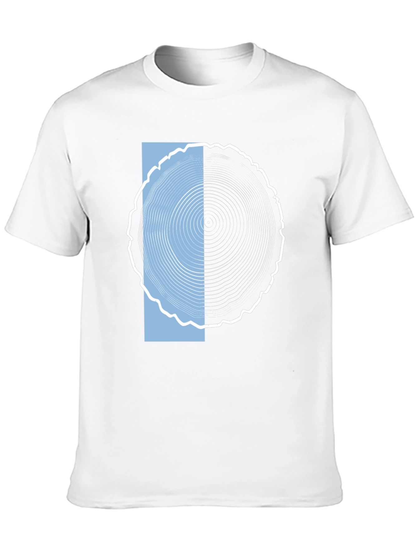 Abstract Tree Ring Graphic Tee