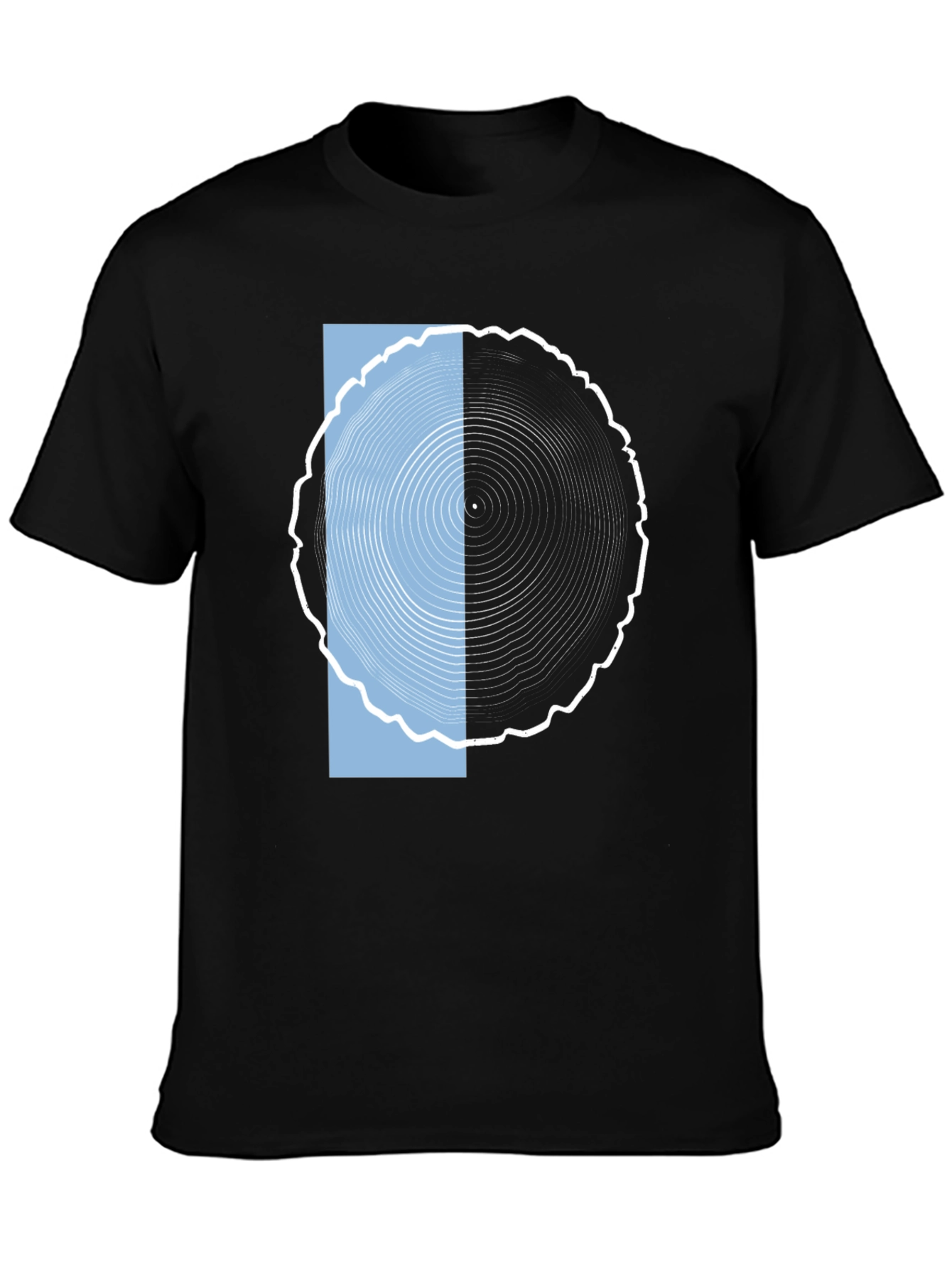 Abstract Tree Ring Graphic Tee