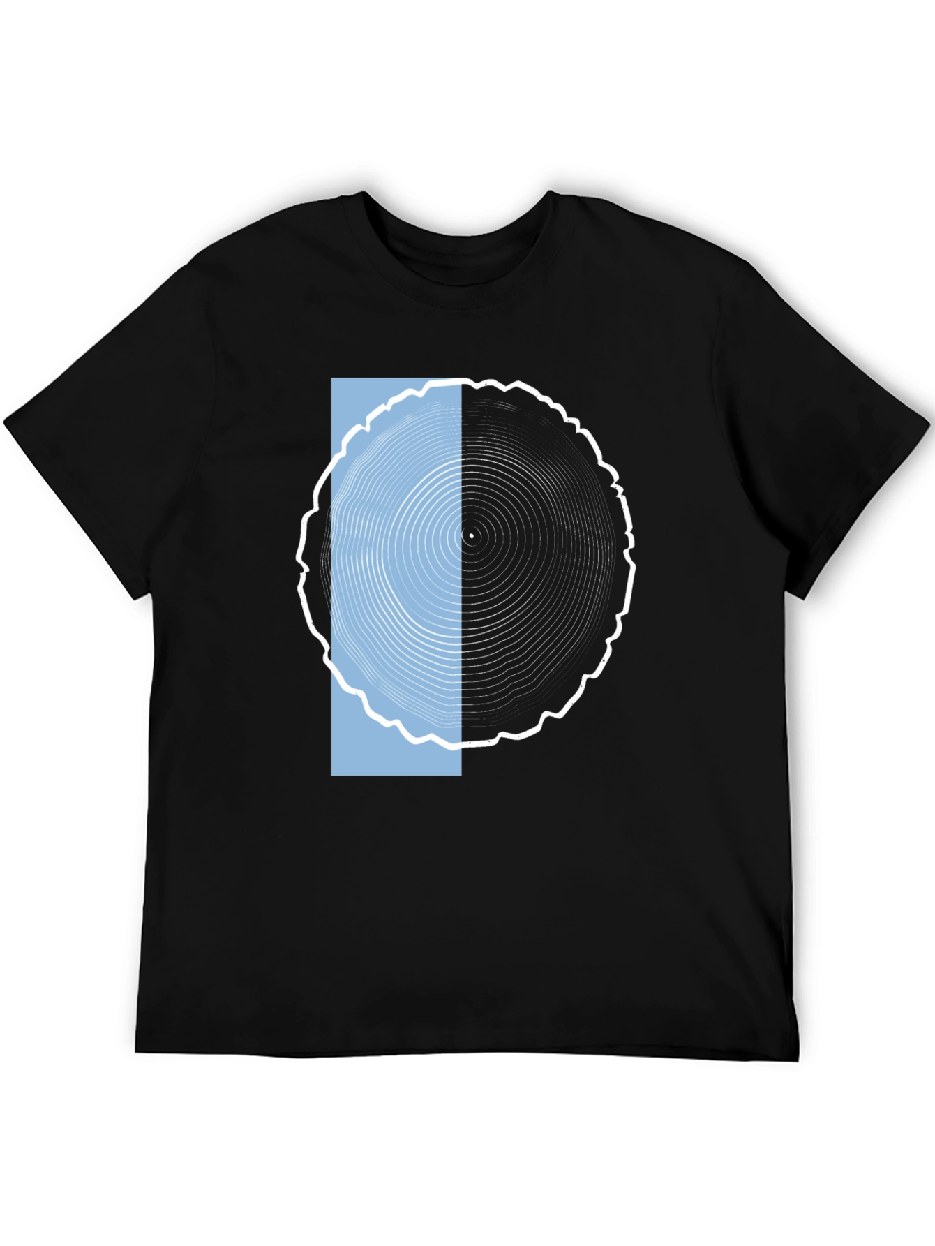 Abstract Tree Ring Graphic Tee