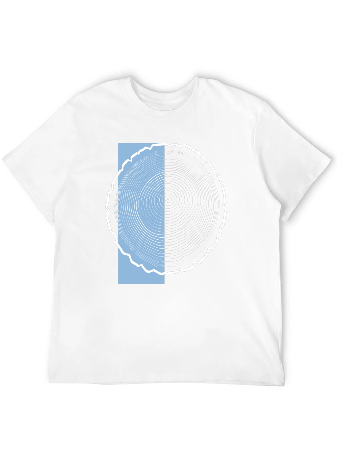 Abstract Tree Ring Graphic Tee